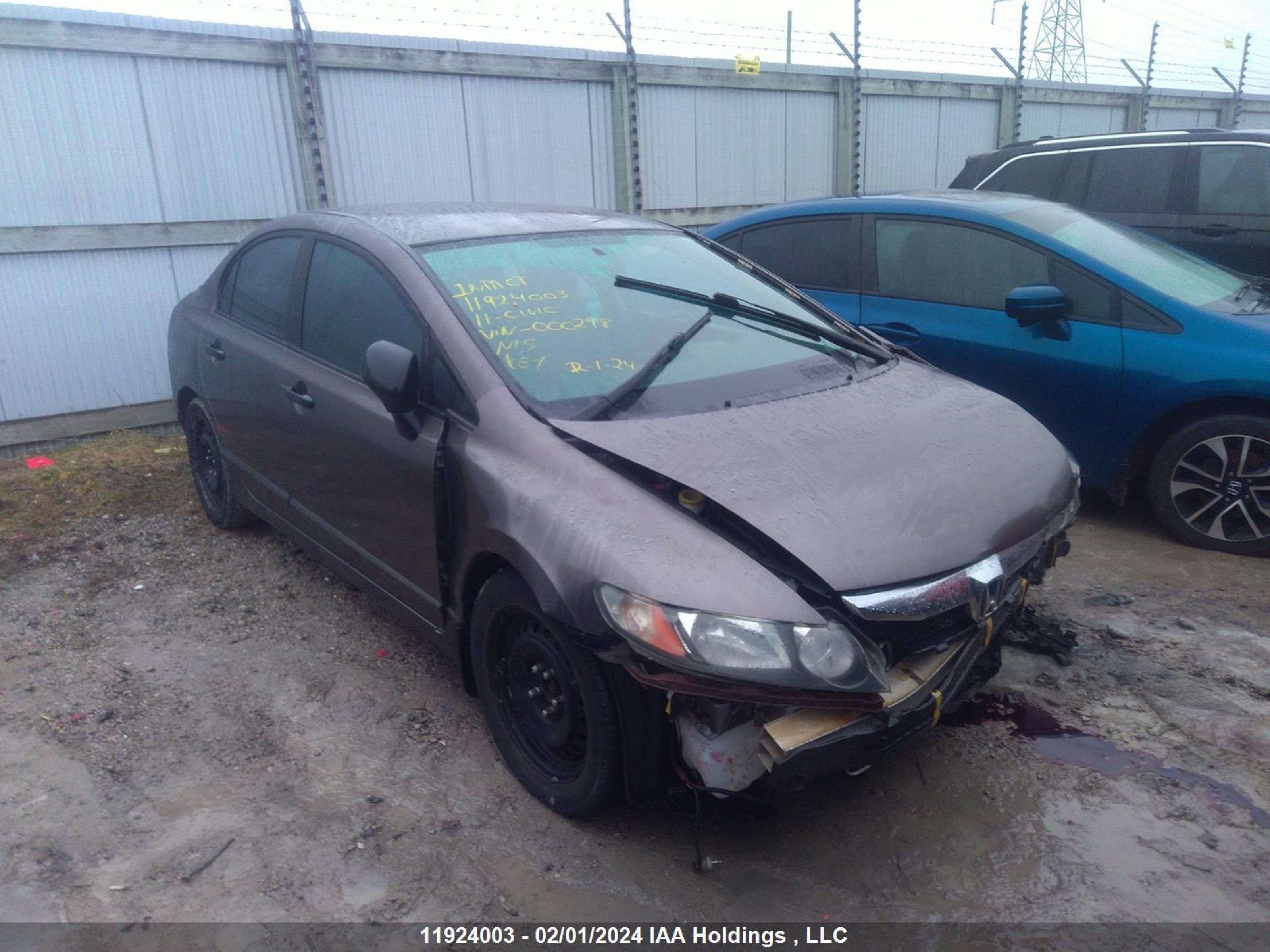 HONDA CIVIC 2011 2hgfa1f46bh000298