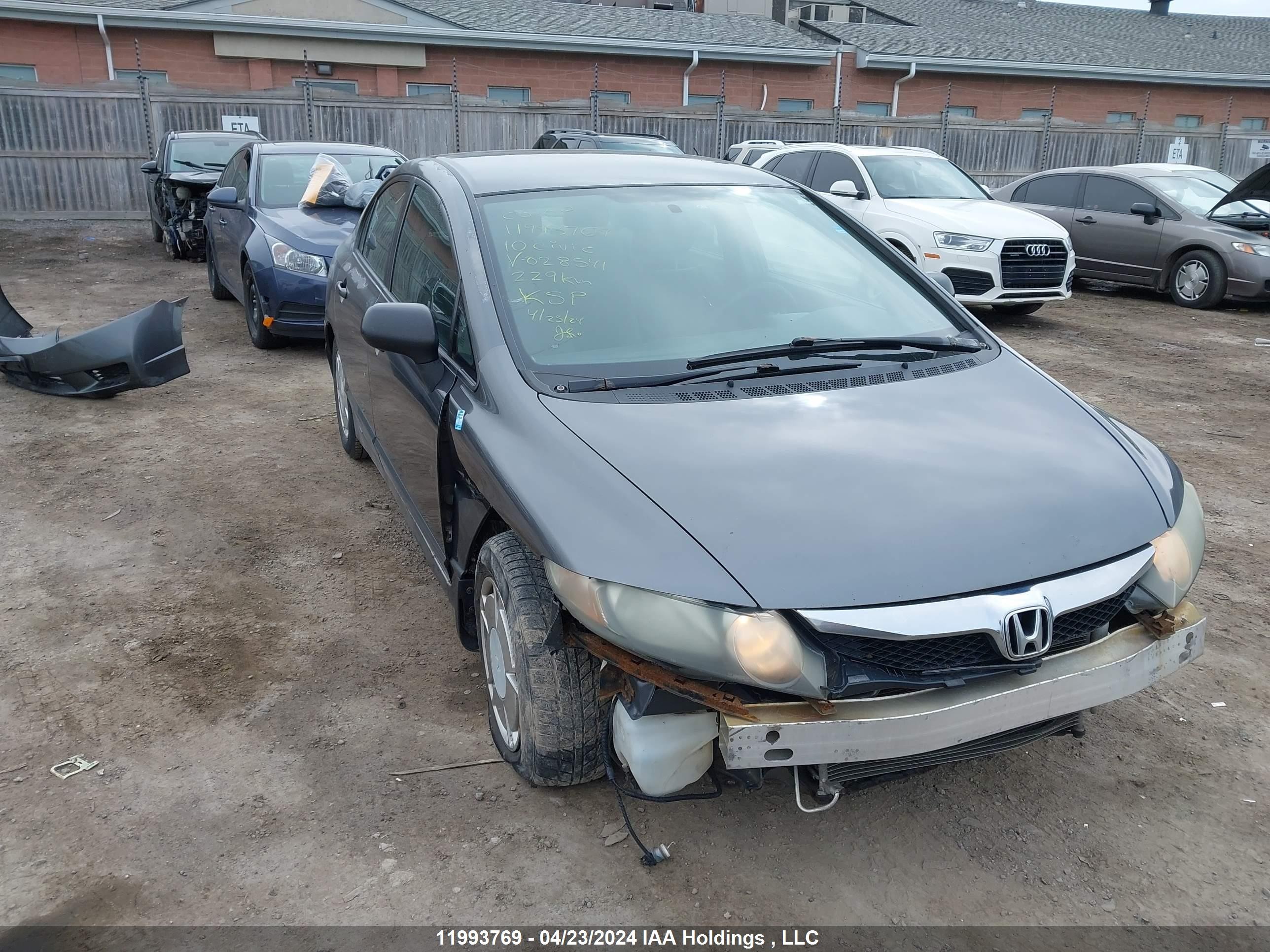 HONDA CIVIC 2010 2hgfa1f4xah028541