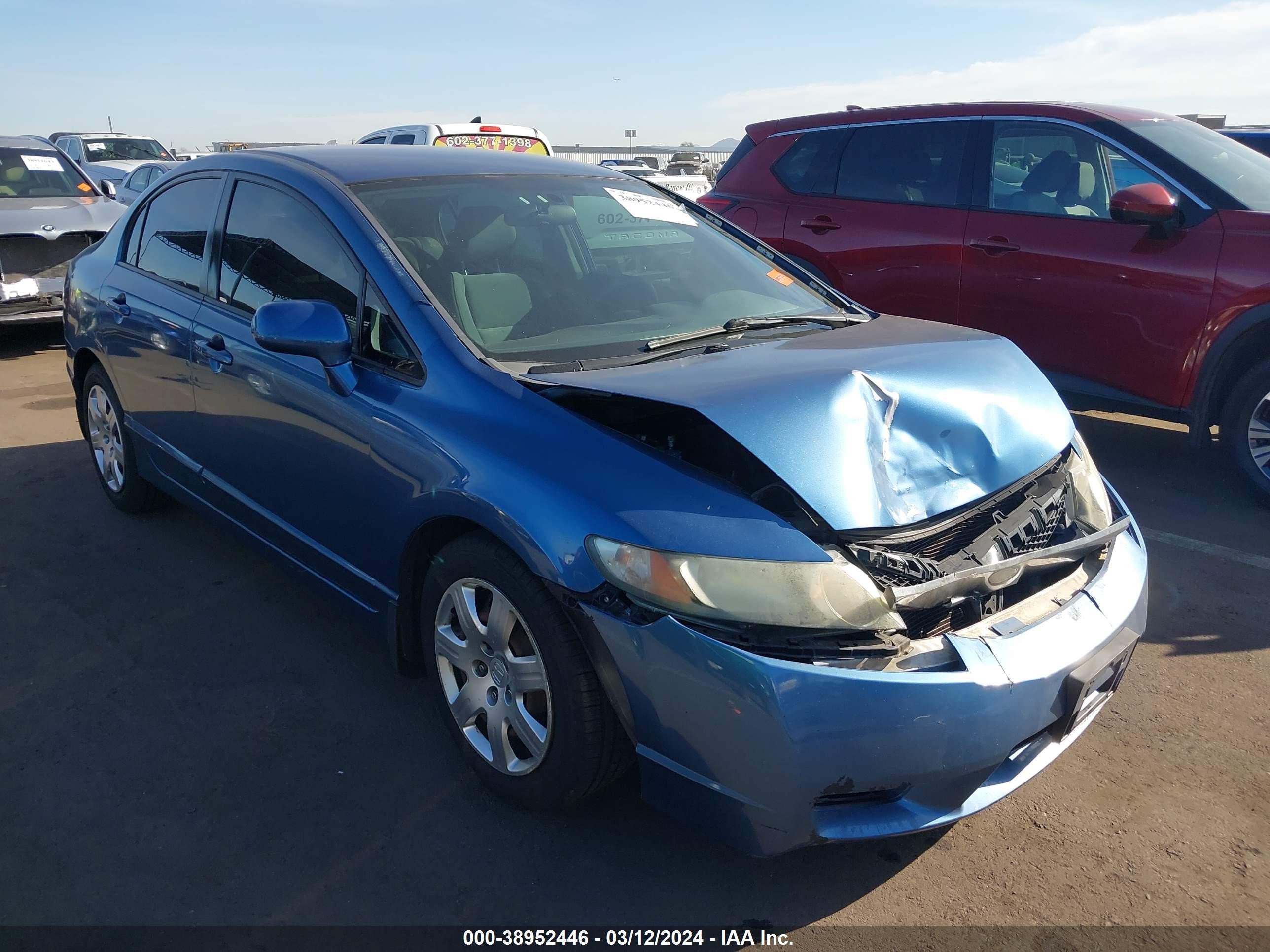 HONDA CIVIC 2010 2hgfa1f50ah500805