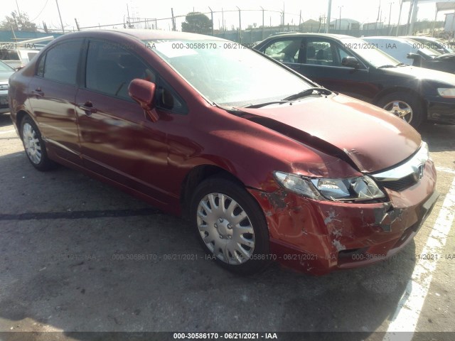 HONDA CIVIC SDN 2010 2hgfa1f51ah587680