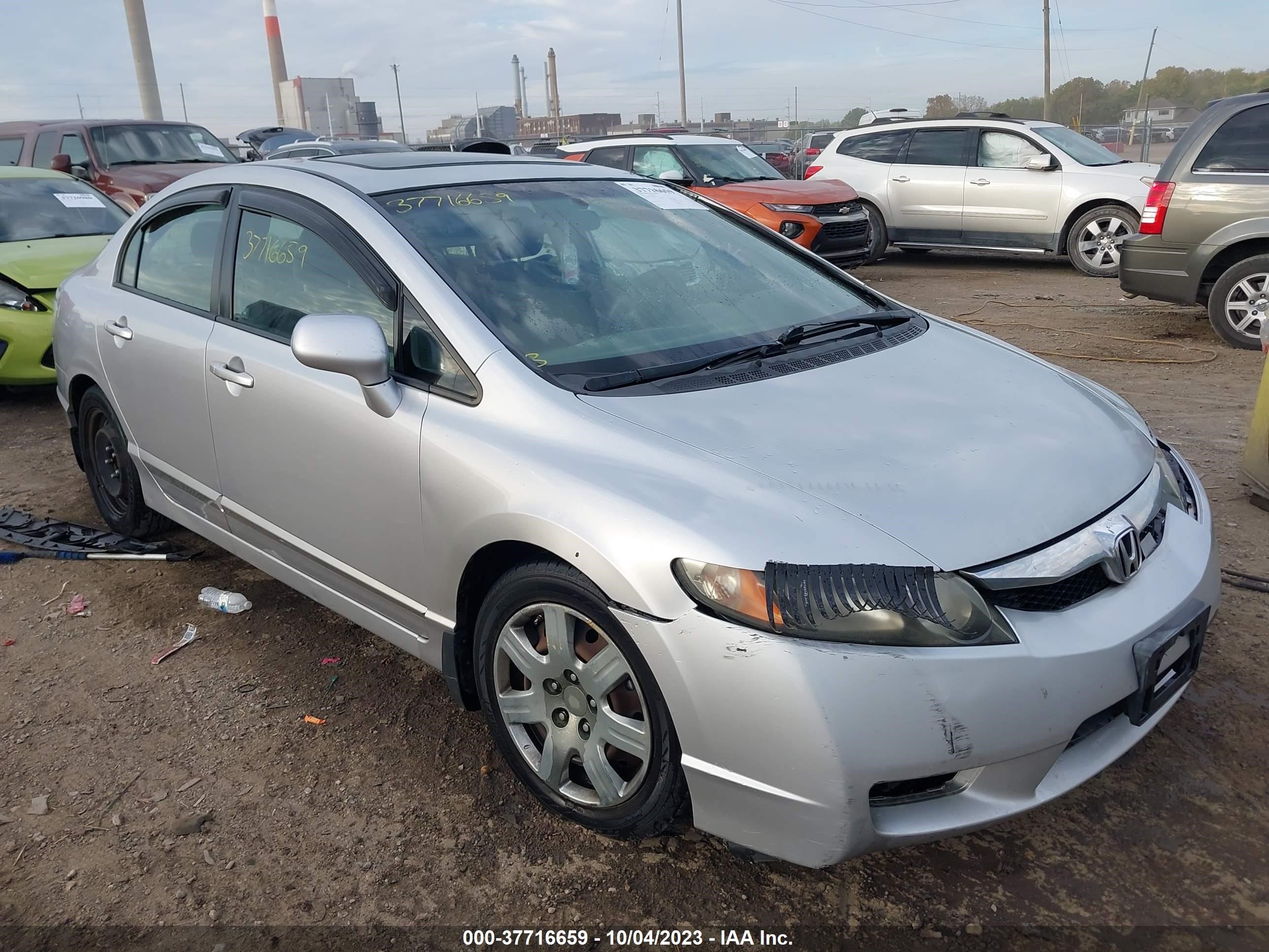 HONDA CIVIC 2011 2hgfa1f54bh305355