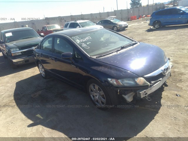 HONDA CIVIC SDN 2011 2hgfa1f55bh543540