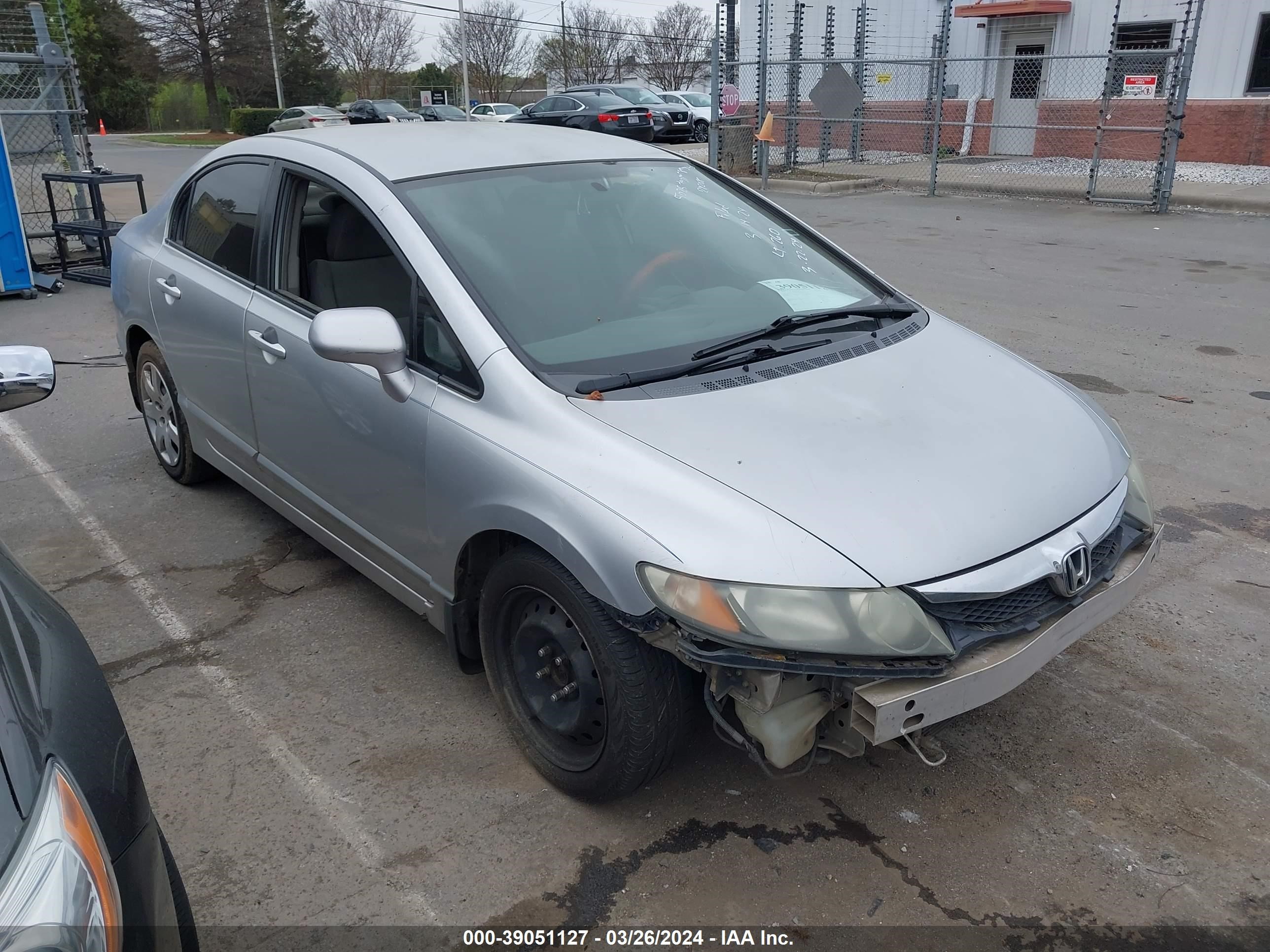 HONDA CIVIC 2010 2hgfa1f58ah301260