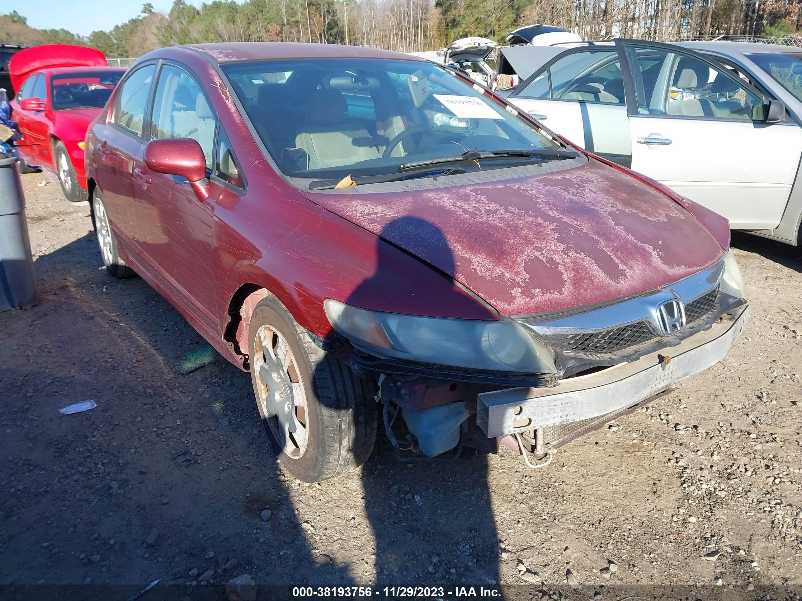 HONDA CIVIC 2010 2hgfa1f58ah534099