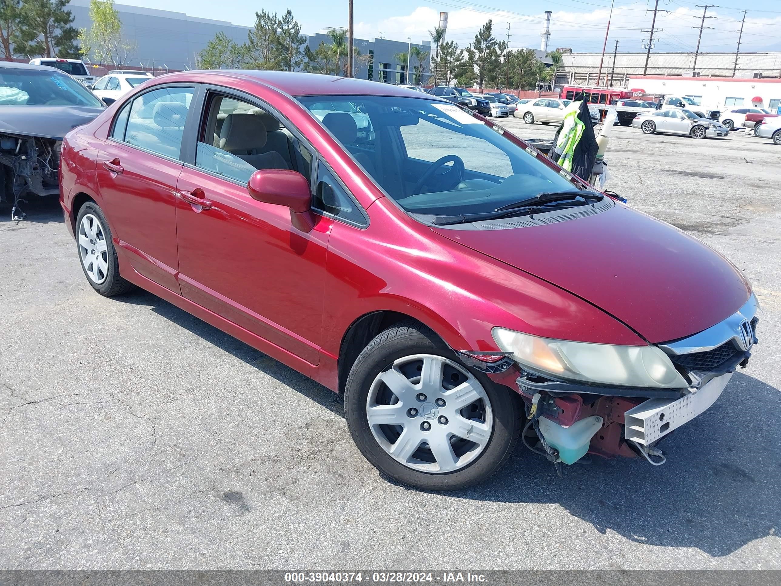 HONDA CIVIC 2011 2hgfa1f59bh548305