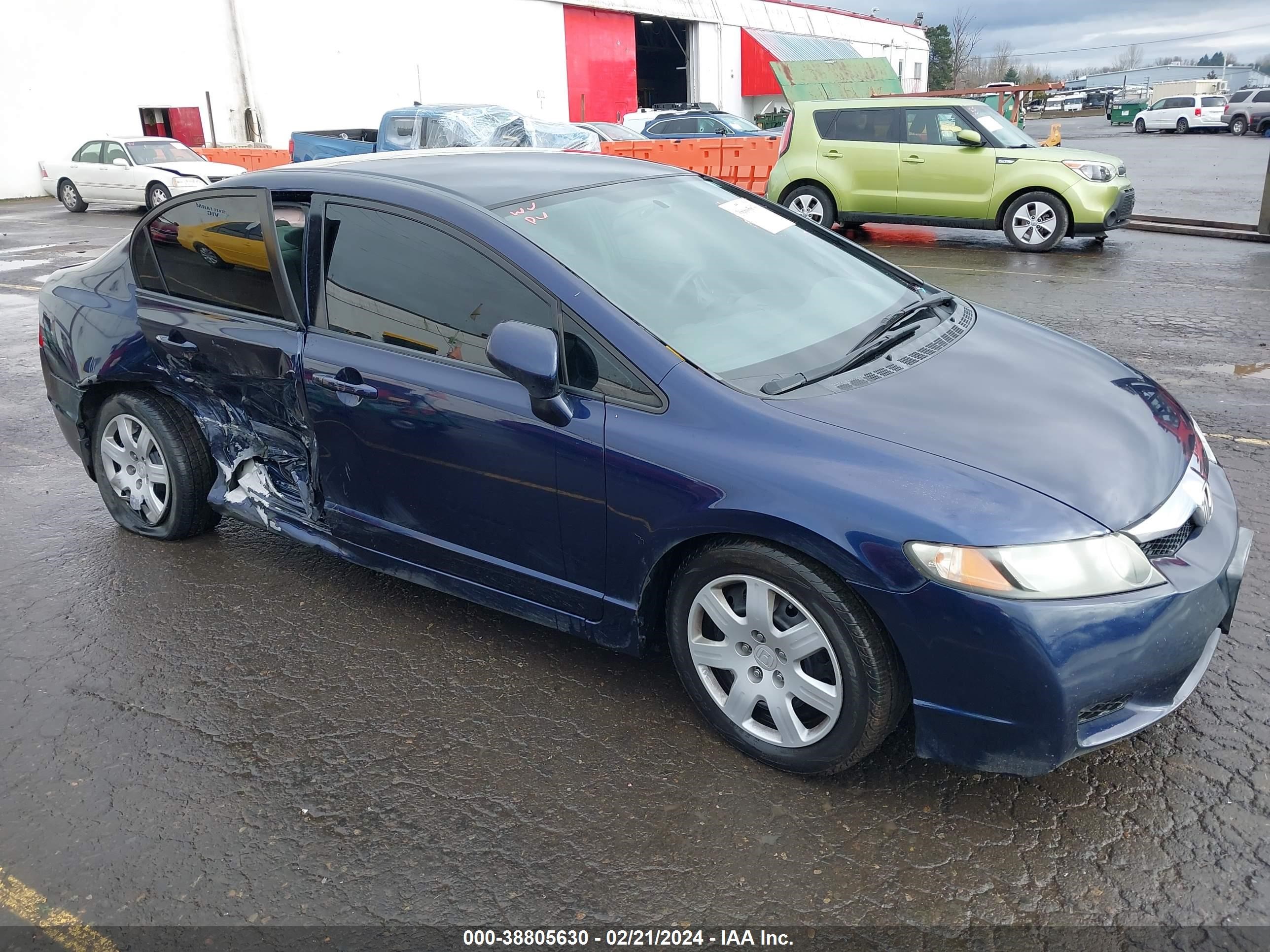 HONDA CIVIC 2011 2hgfa1f5xbh546434