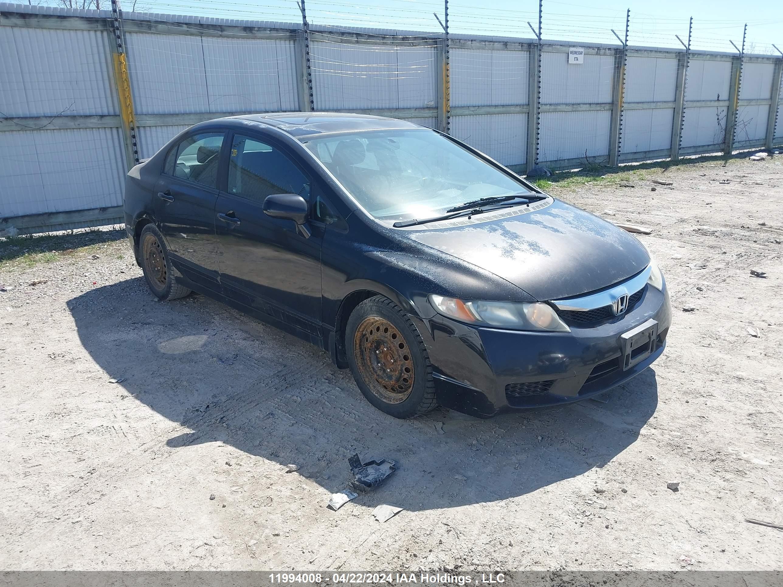 HONDA CIVIC 2011 2hgfa1f66bh001954