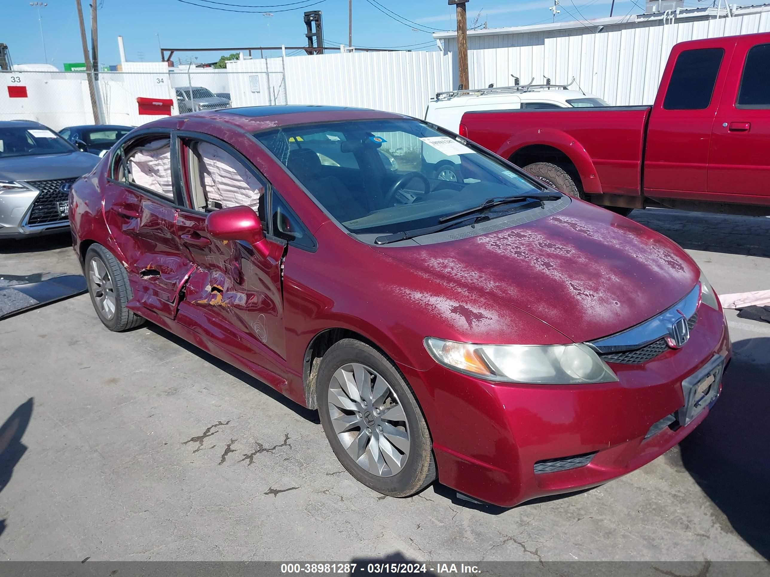 HONDA CIVIC 2010 2hgfa1f9xah502550