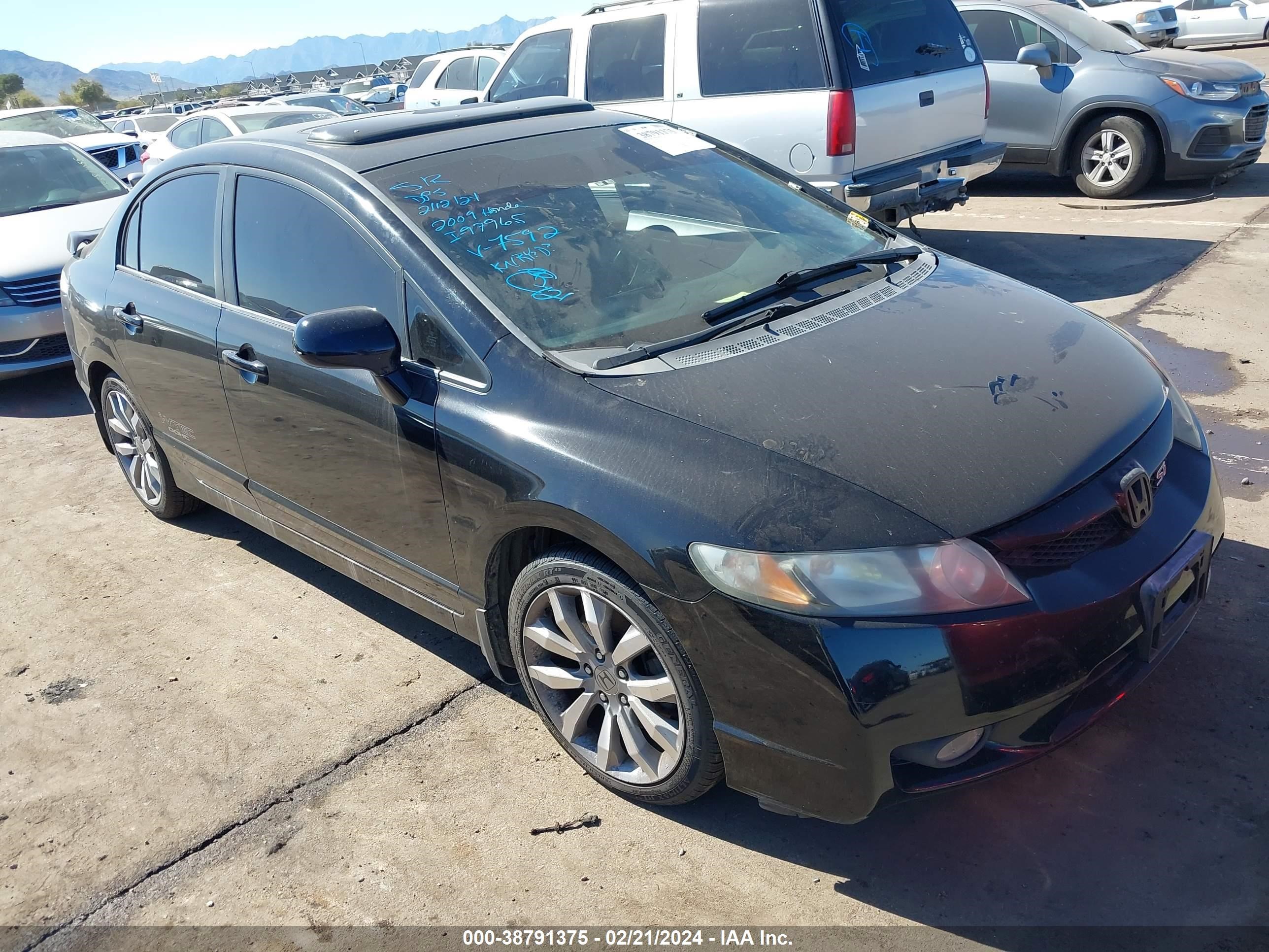 HONDA CIVIC 2009 2hgfa55589h707592