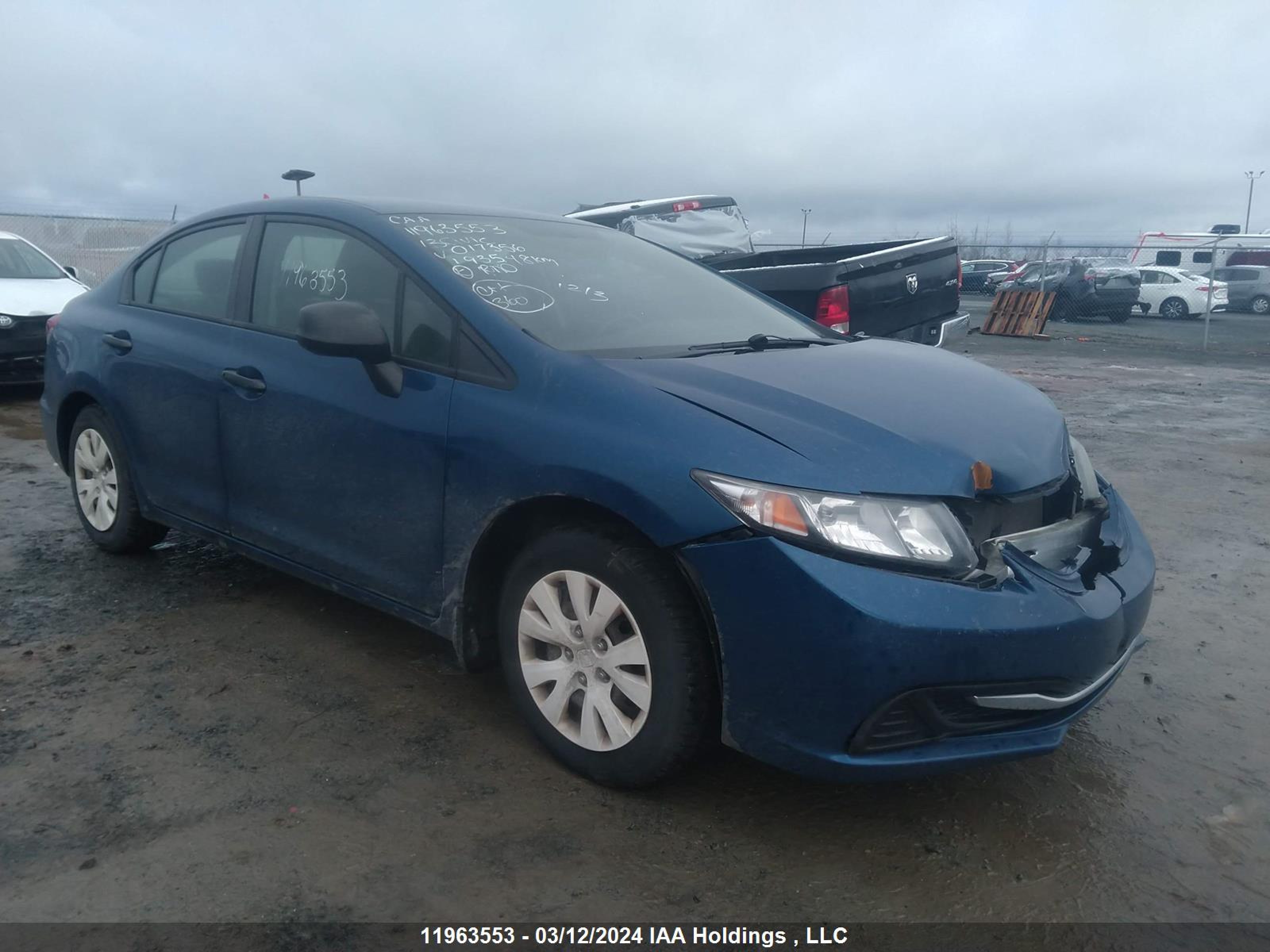 HONDA CIVIC 2013 2hgfb2e25dh017356