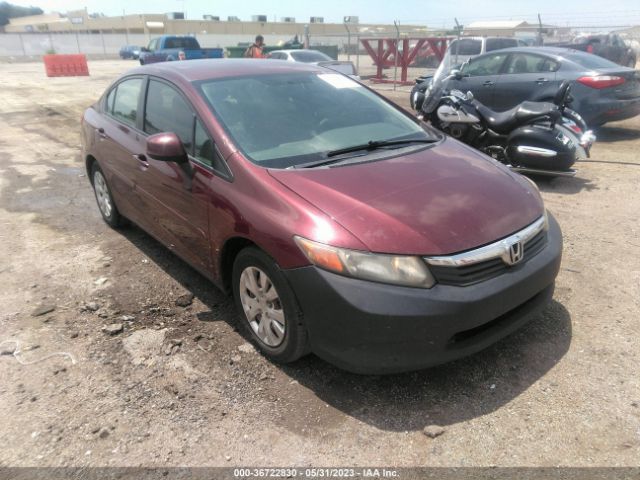 HONDA CIVIC 2012 2hgfb2e54ch503262