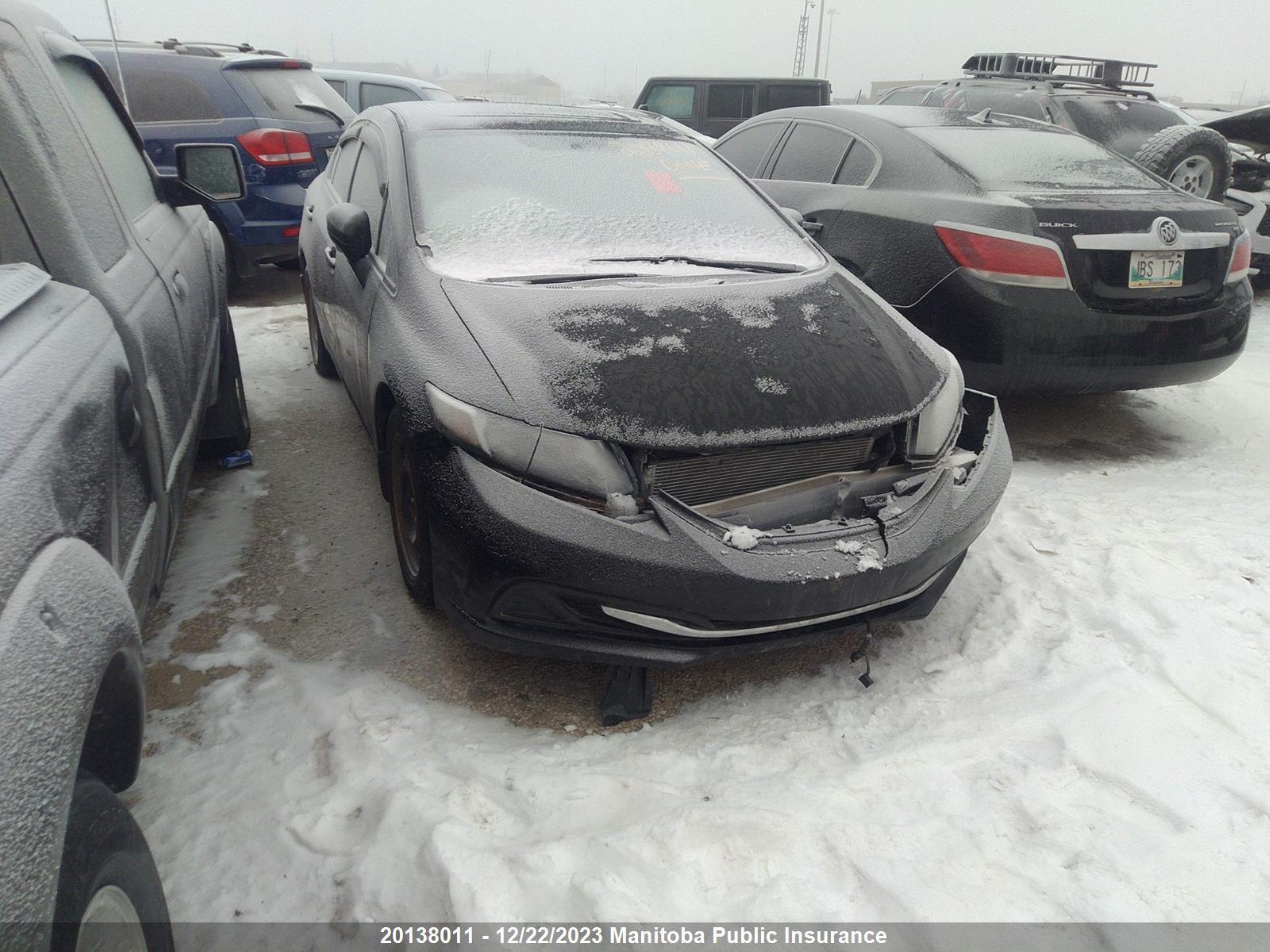 HONDA CIVIC 2014 2hgfb2e54eh026240