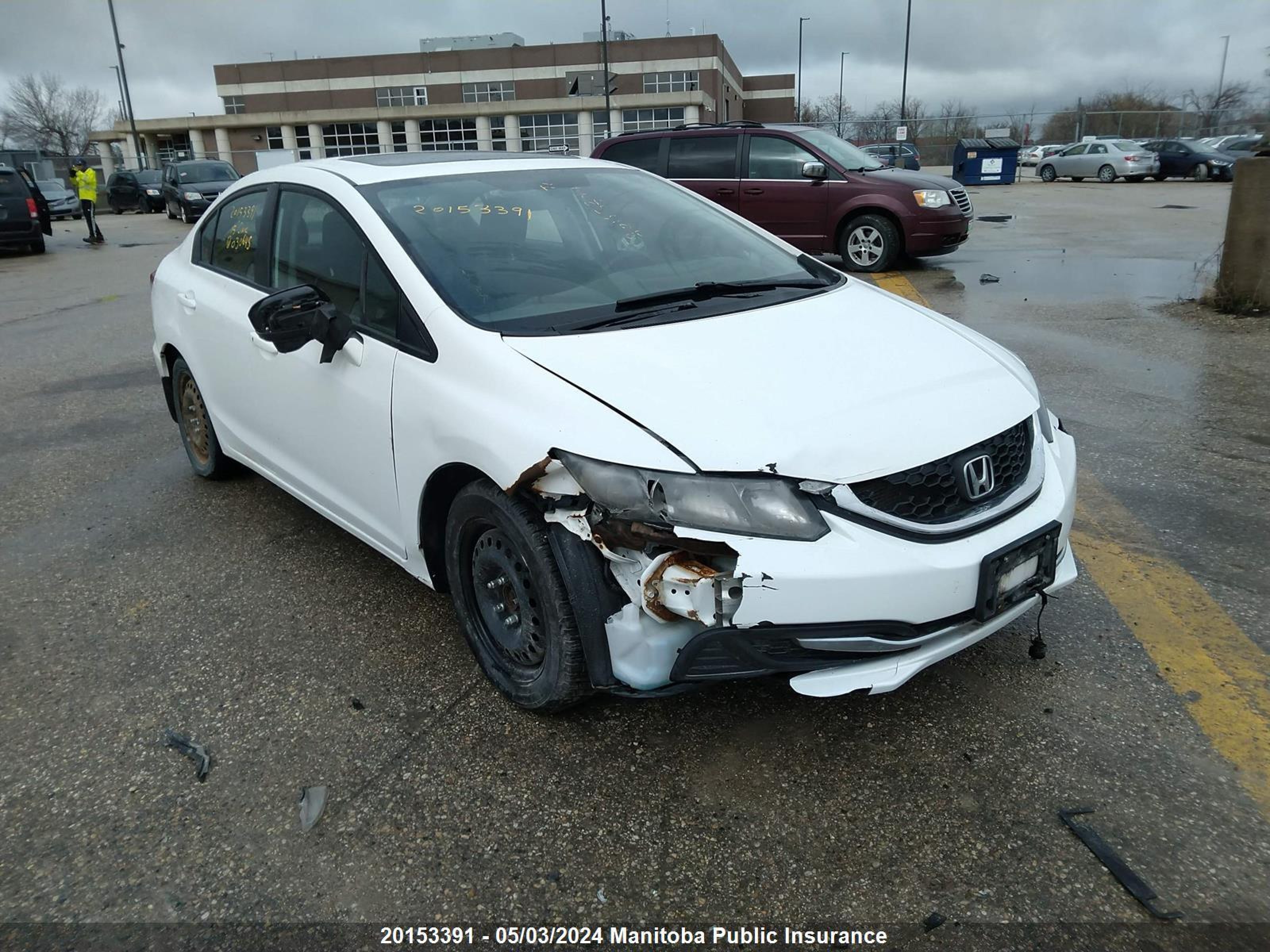 HONDA CIVIC 2015 2hgfb2e54fh030645