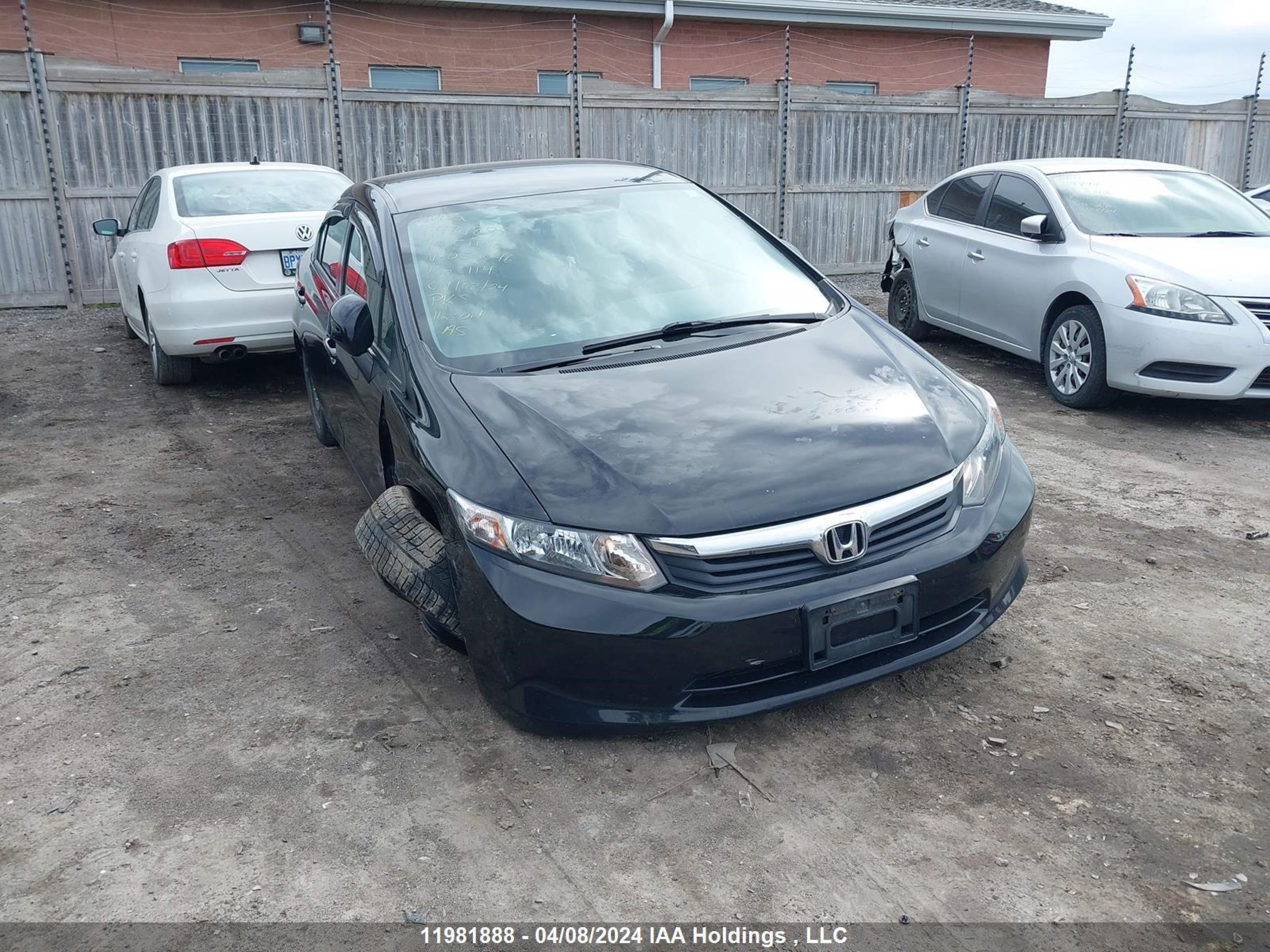 HONDA CIVIC 2012 2hgfb2f40ch056046