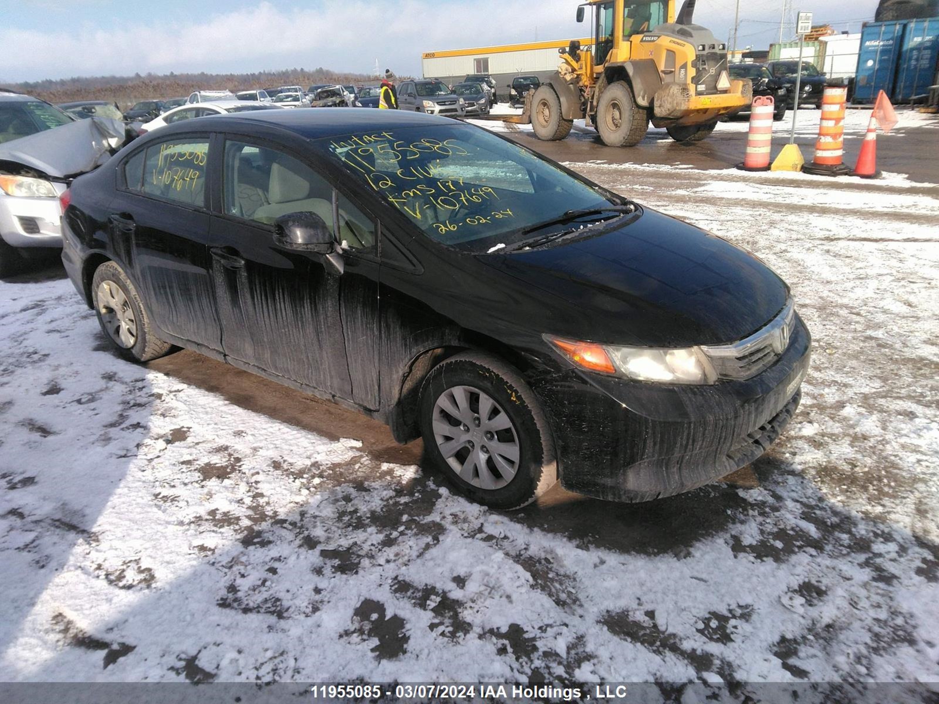 HONDA CIVIC 2012 2hgfb2f41ch107649