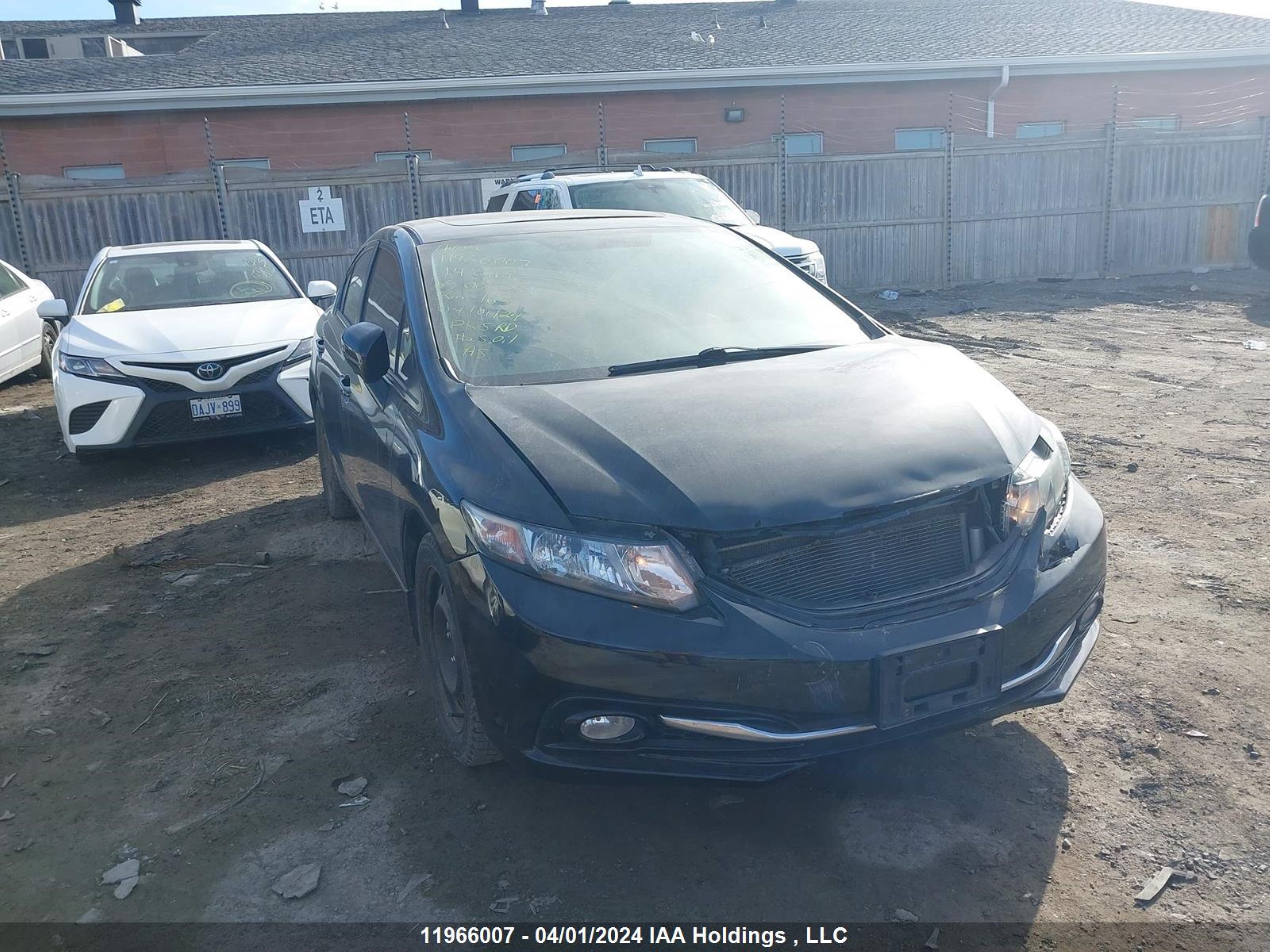 HONDA CIVIC 2014 2hgfb2f42eh002251