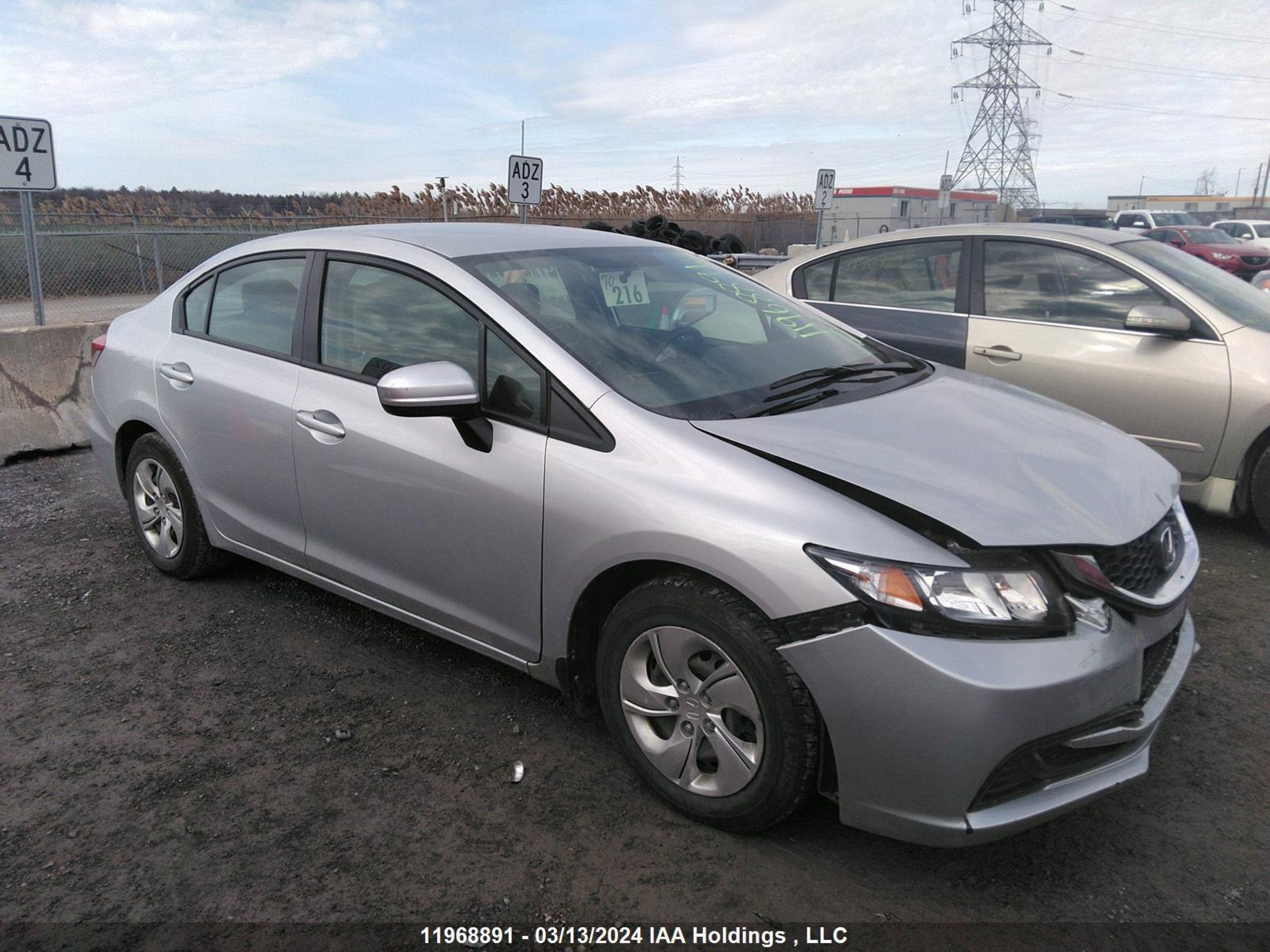 HONDA CIVIC 2015 2hgfb2f42fh024624