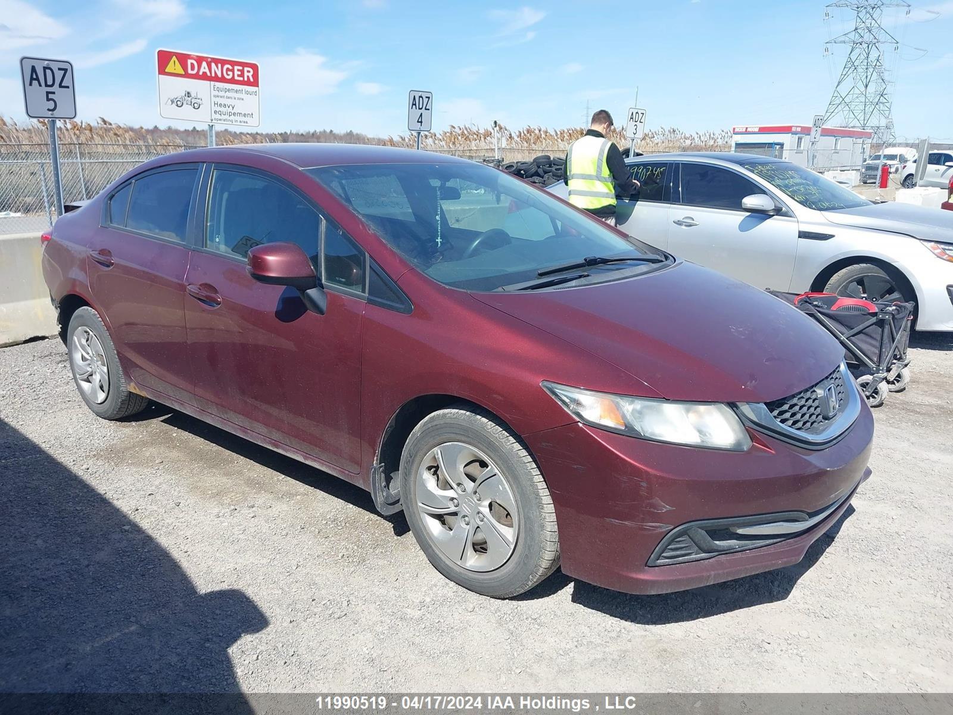 HONDA CIVIC 2013 2hgfb2f43dh000586