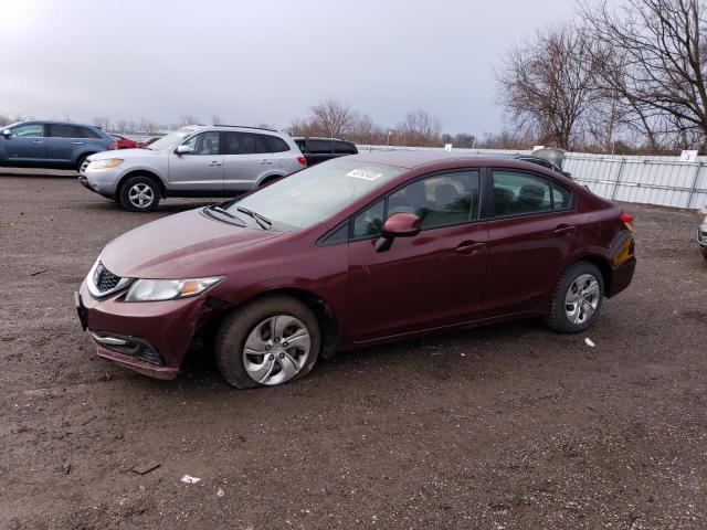 HONDA CIVIC LX 2013 2hgfb2f43dh008204