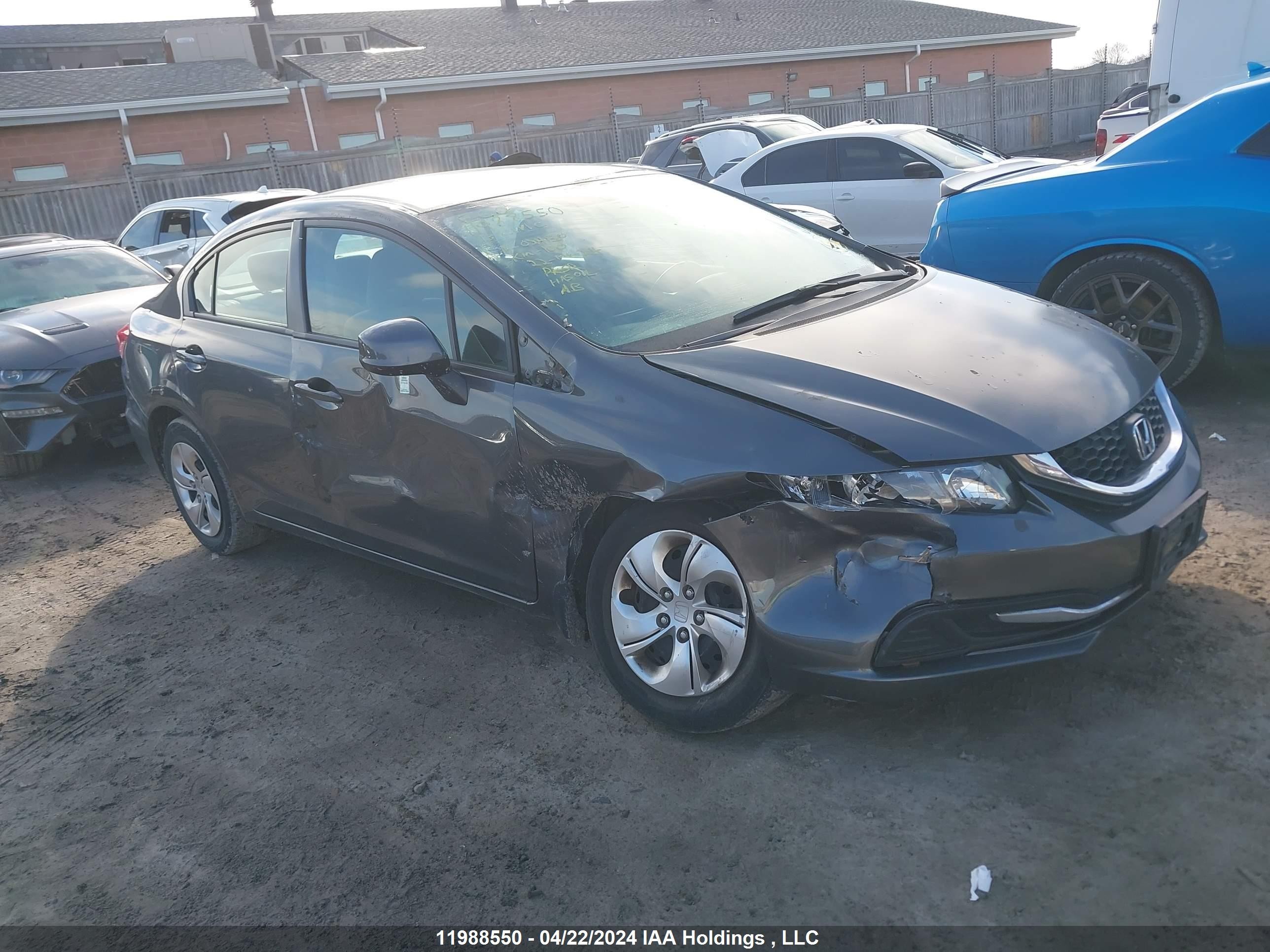 HONDA CIVIC 2013 2hgfb2f43dh024130