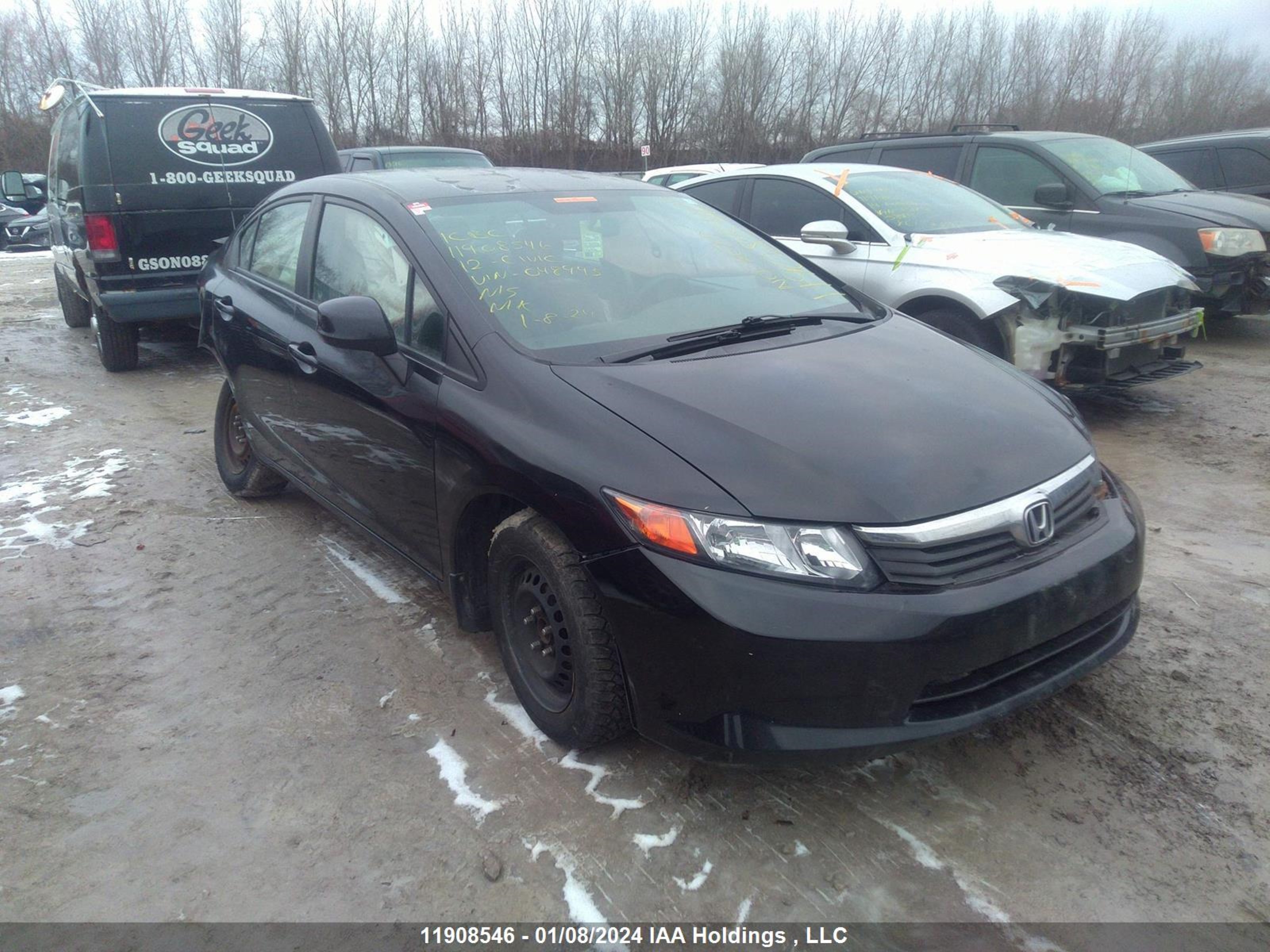 HONDA CIVIC 2012 2hgfb2f45ch048993