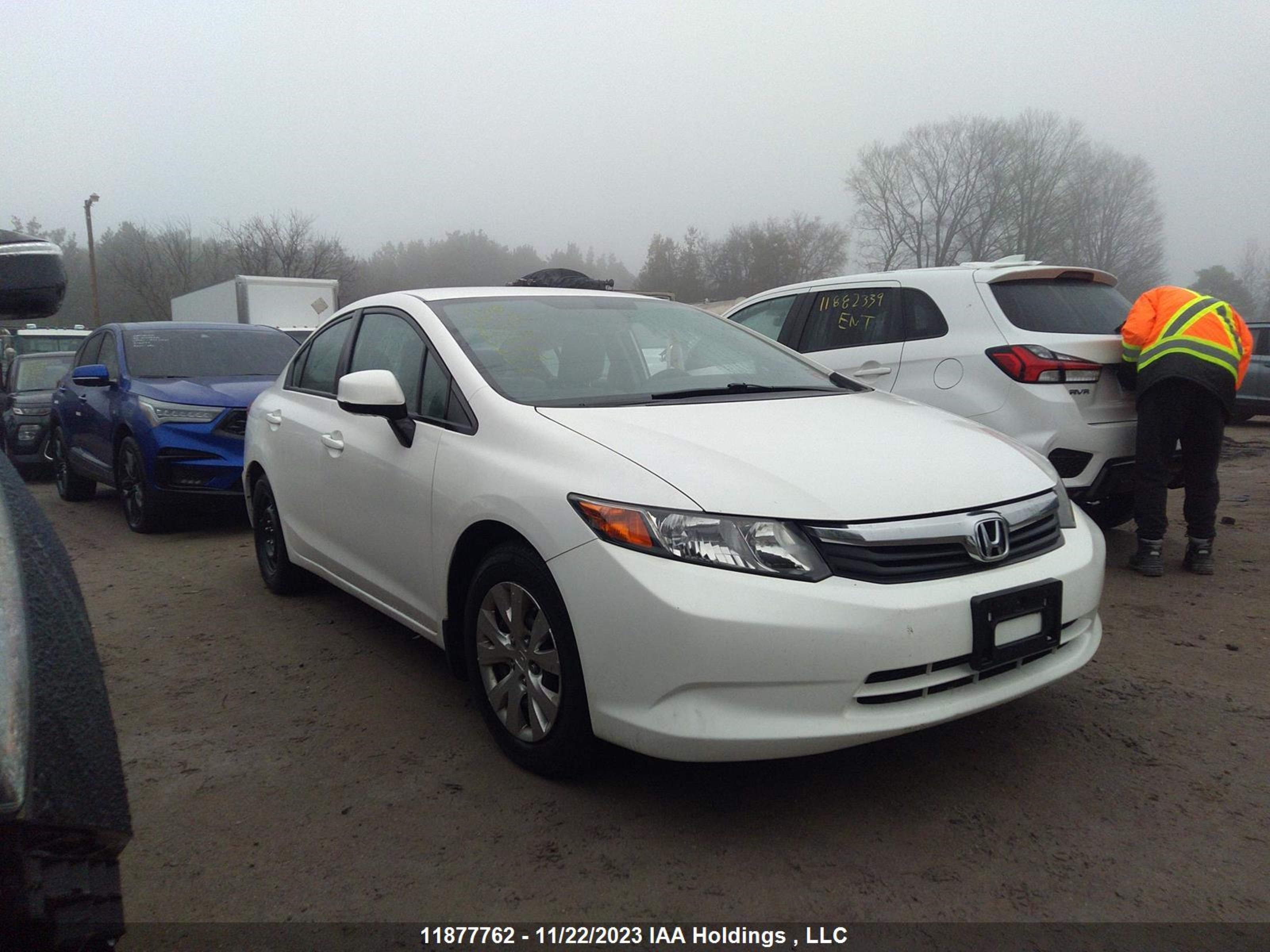 HONDA CIVIC 2012 2hgfb2f45ch058407