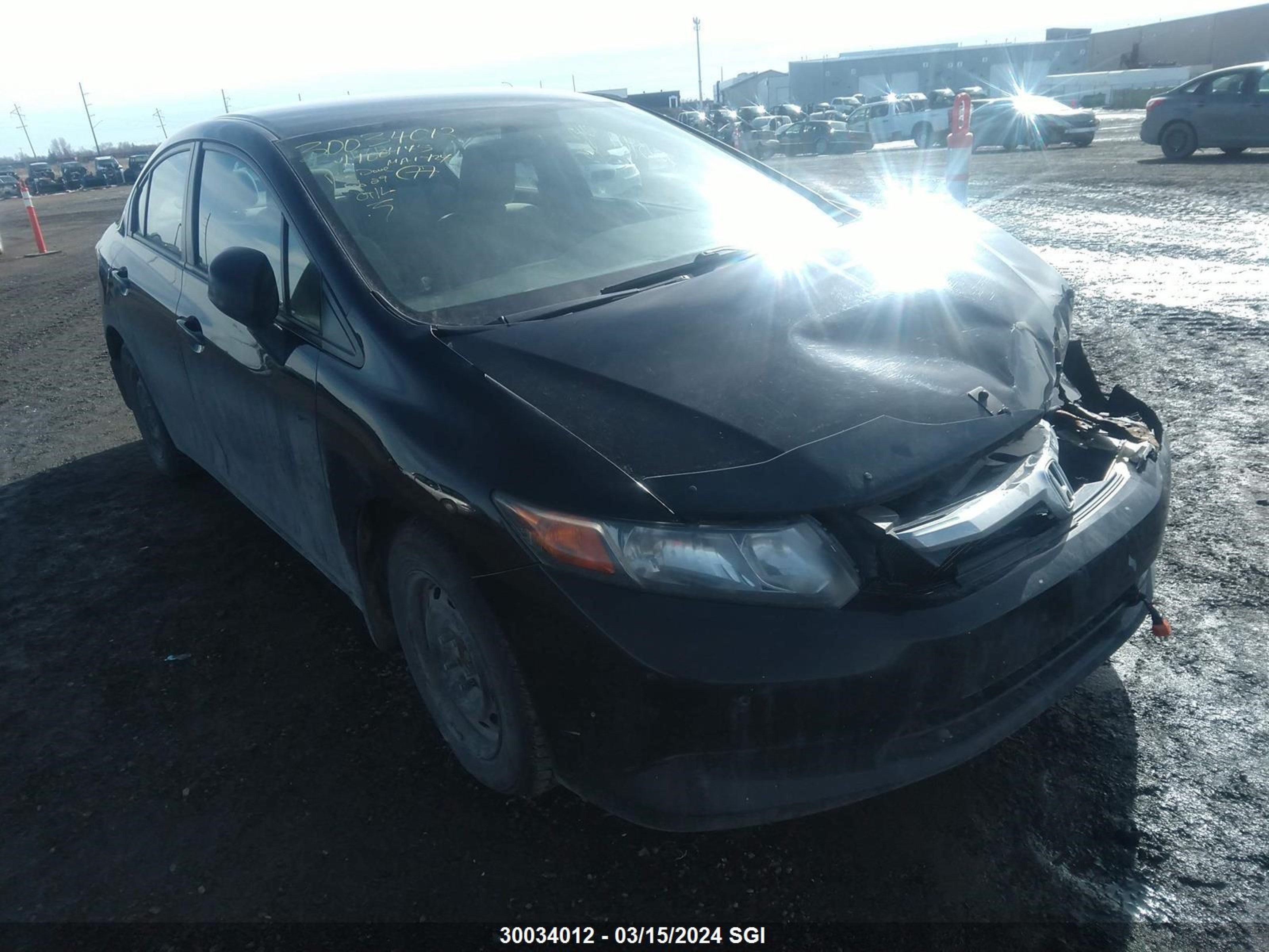 HONDA CIVIC 2012 2hgfb2f45ch100445