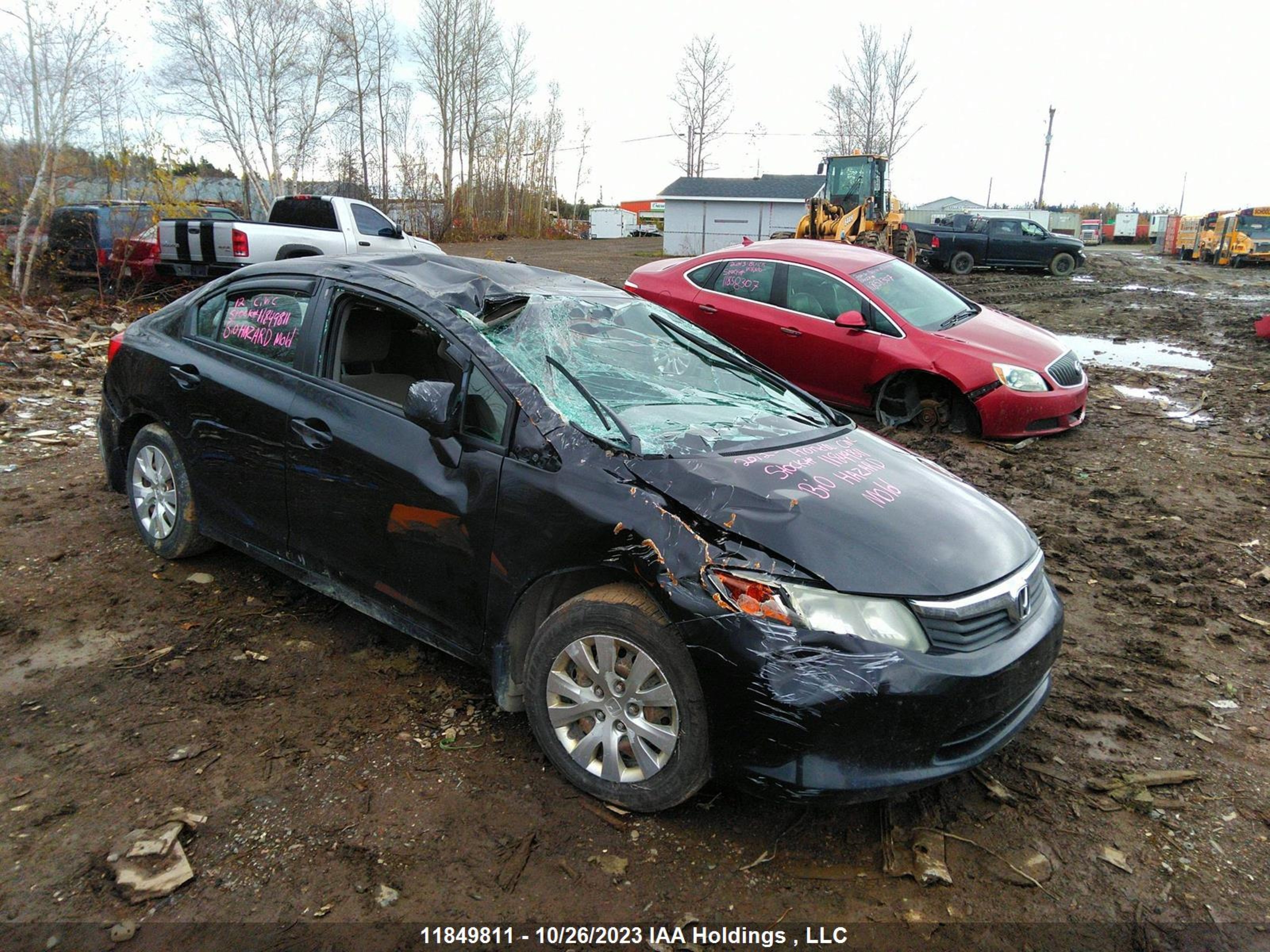 HONDA CIVIC 2012 2hgfb2f46ch107565