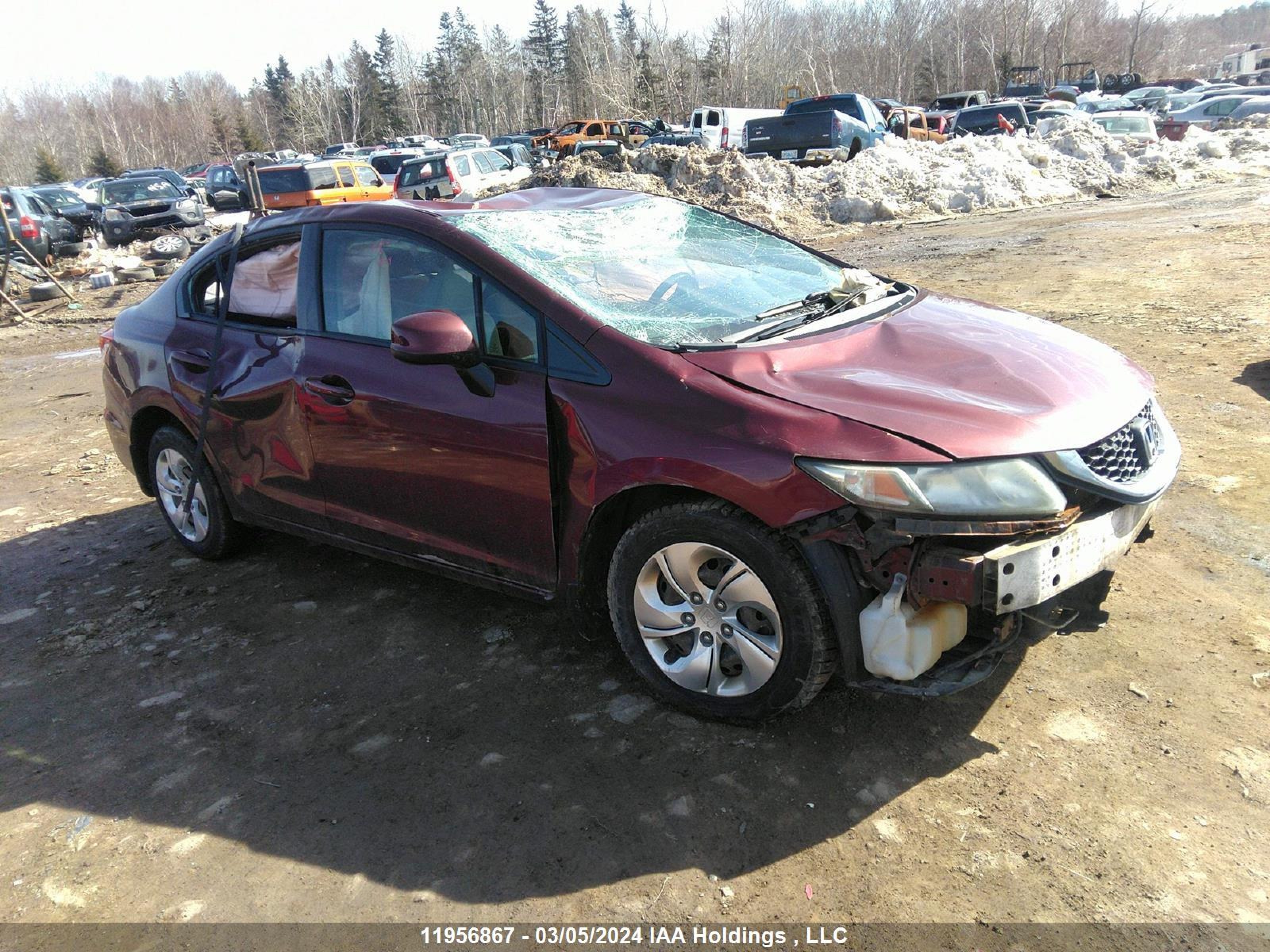 HONDA CIVIC 2013 2hgfb2f49dh016064