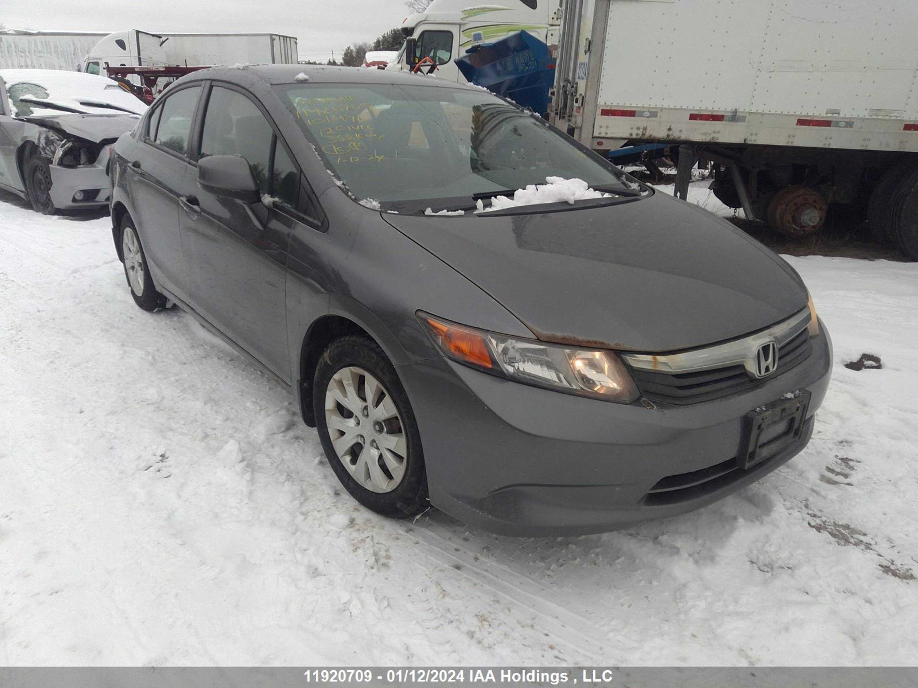 HONDA CIVIC 2012 2hgfb2f4xch101476