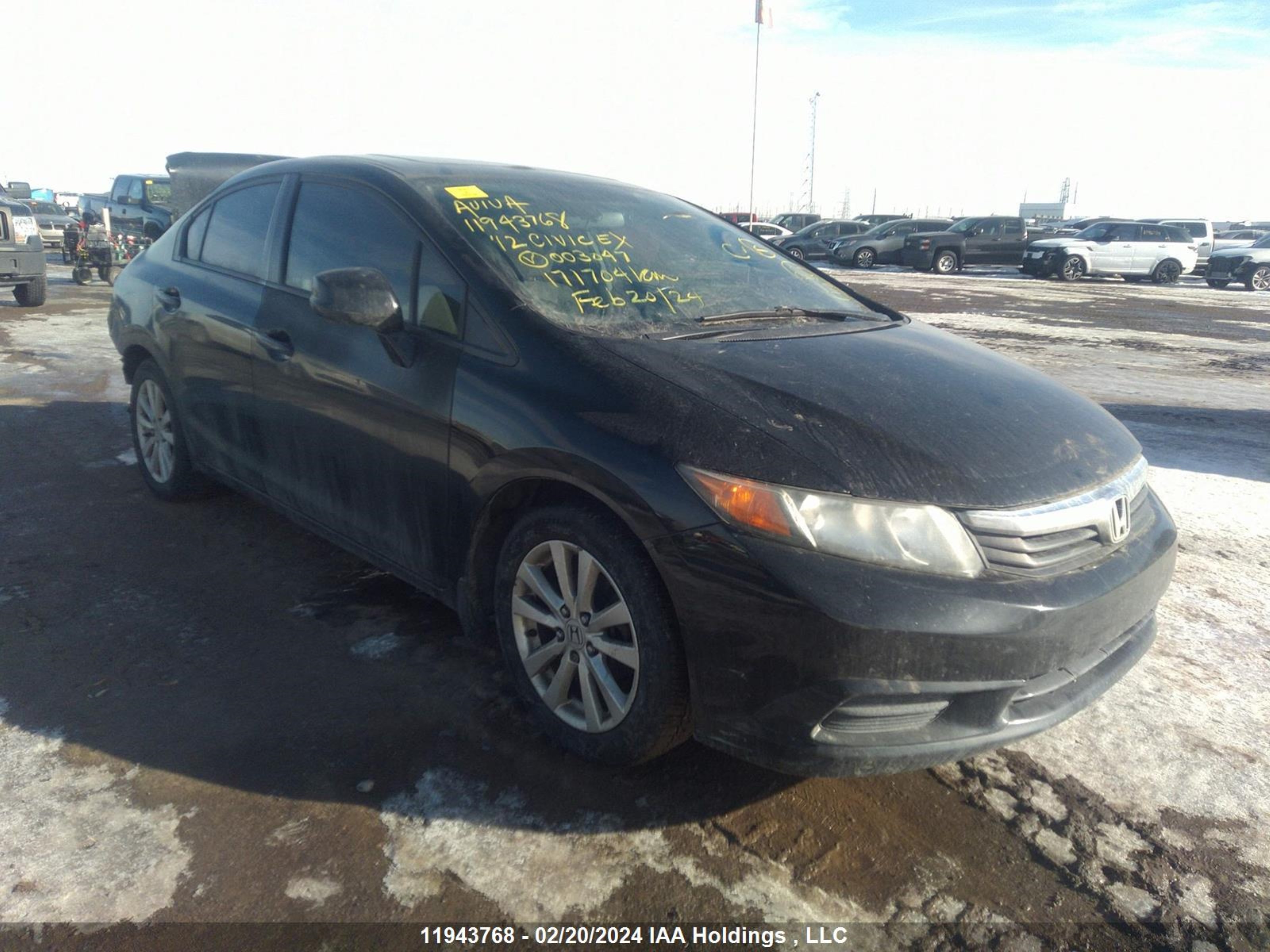 HONDA CIVIC 2012 2hgfb2f50ch003047