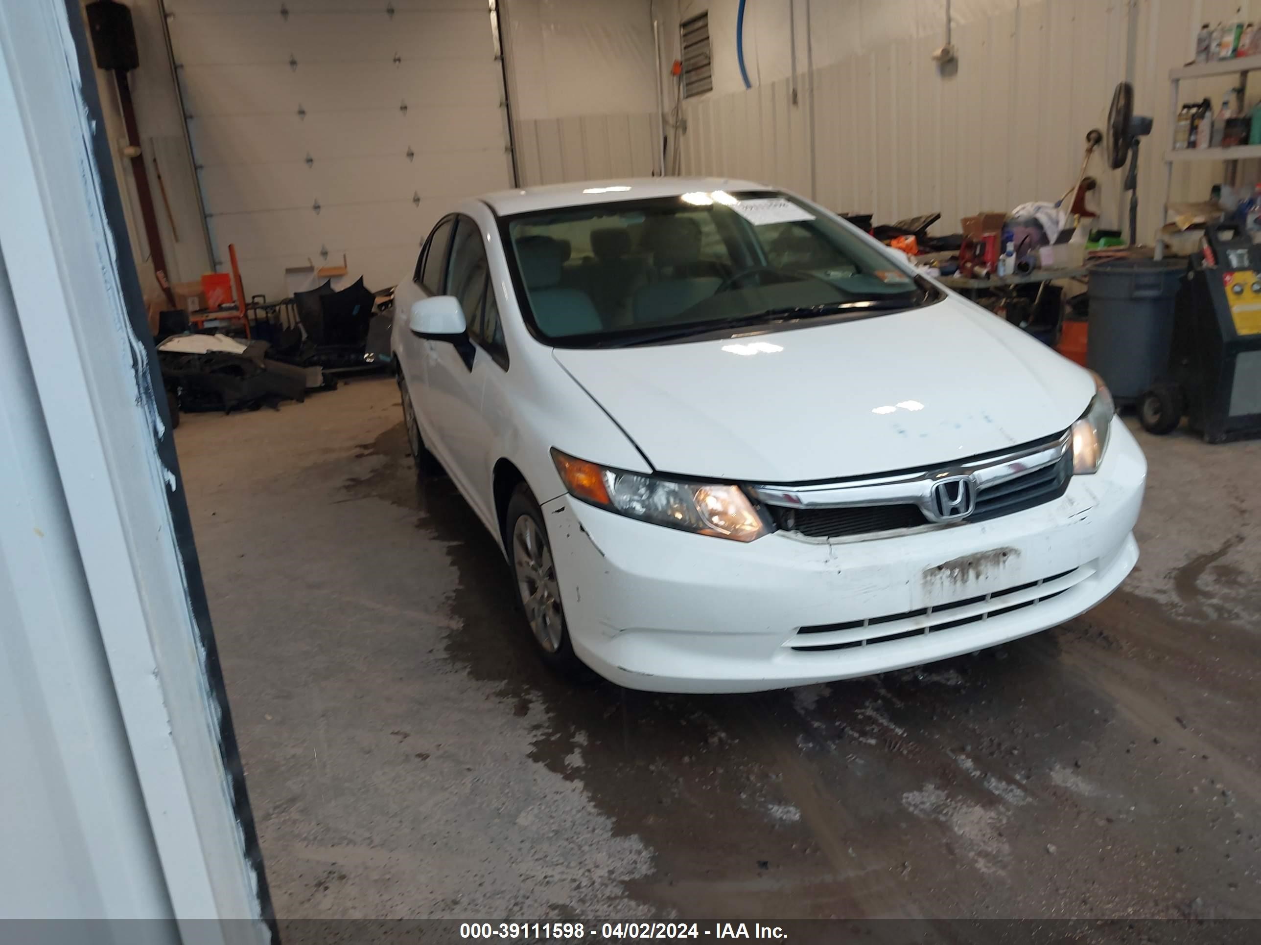 HONDA CIVIC 2012 2hgfb2f50ch317491