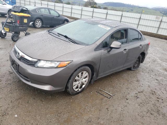 HONDA CIVIC LX 2012 2hgfb2f50ch512491