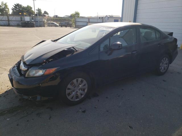 HONDA CIVIC LX 2012 2hgfb2f50ch587370