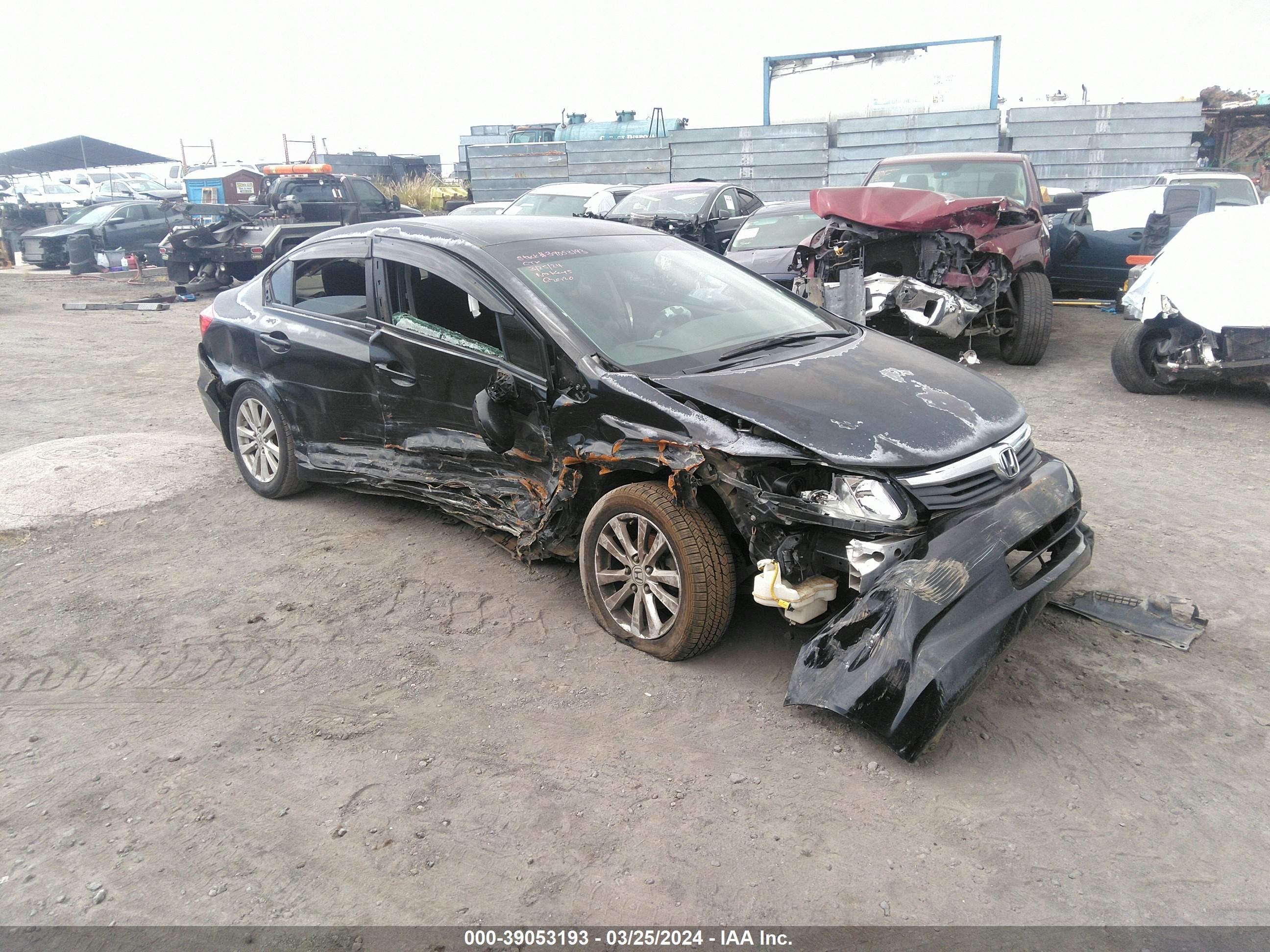 HONDA CIVIC 2012 2hgfb2f50ch597333