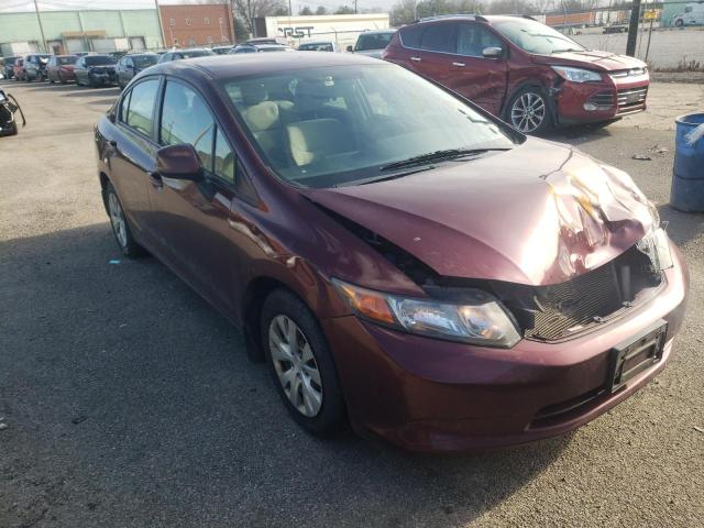 HONDA CIVIC LX 2012 2hgfb2f50ch605785