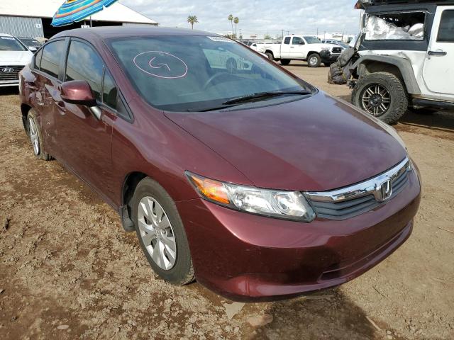 HONDA CIVIC LX 2012 2hgfb2f50ch612896