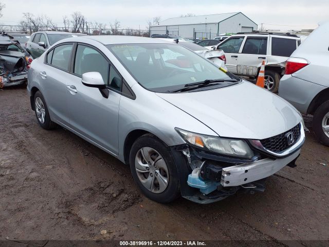 HONDA CIVIC 2013 2hgfb2f50dh603505