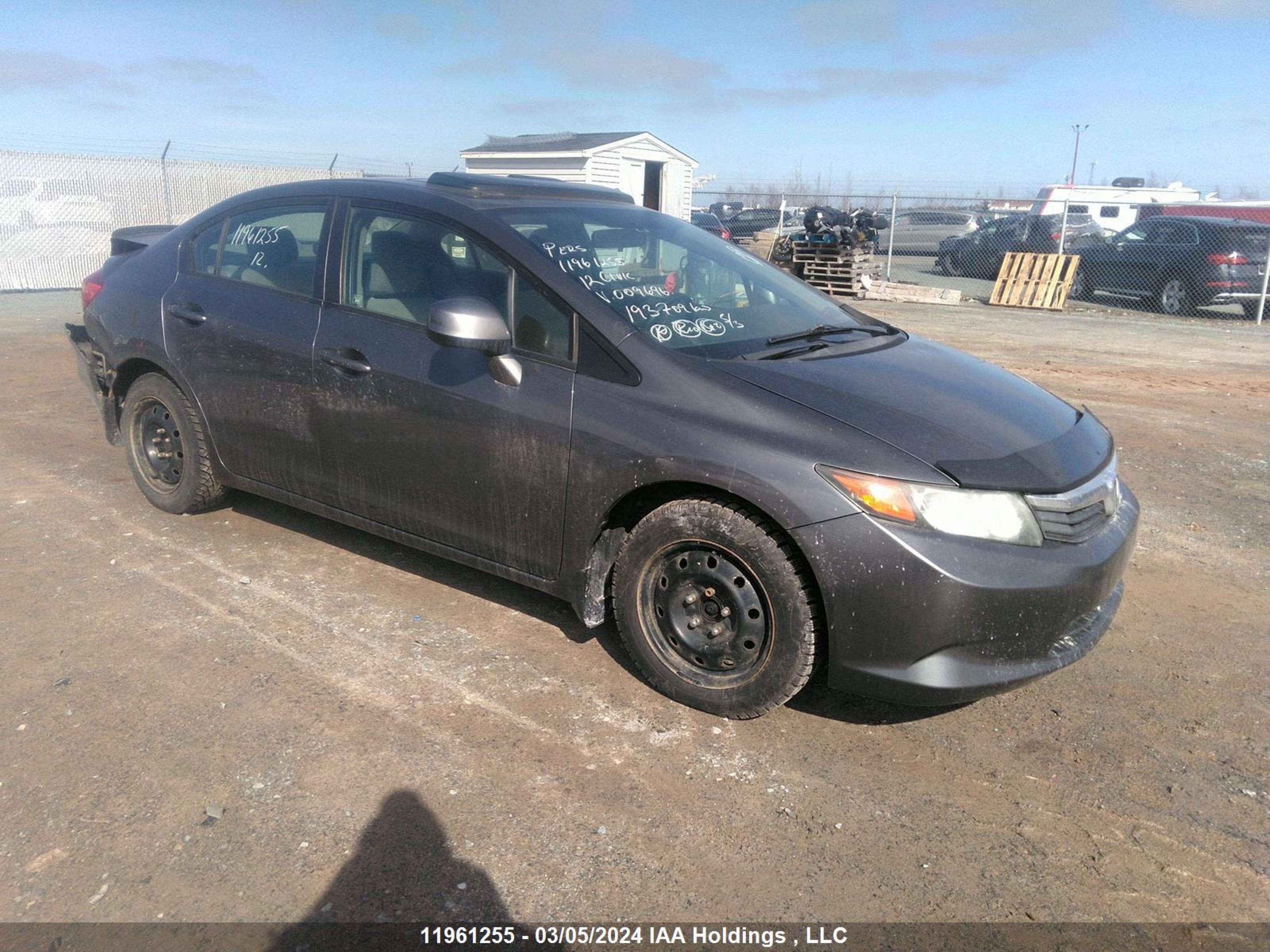 HONDA CIVIC 2012 2hgfb2f51ch009696