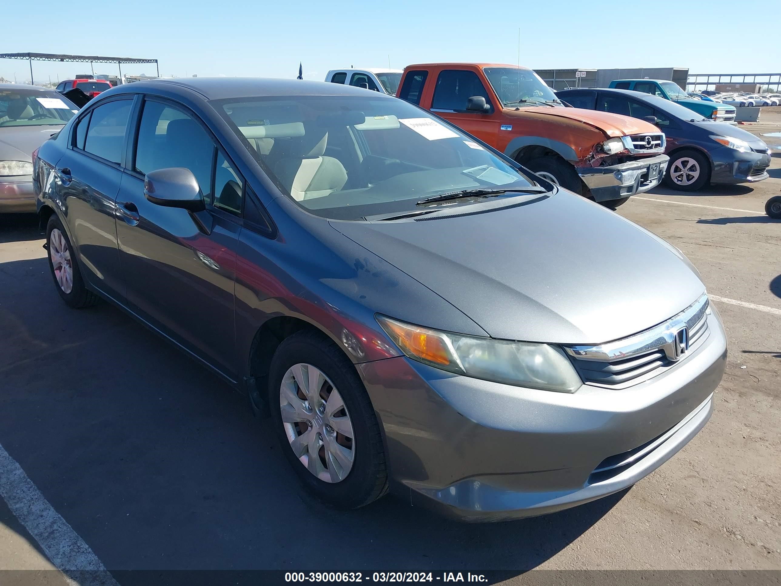 HONDA CIVIC 2012 2hgfb2f51ch300361