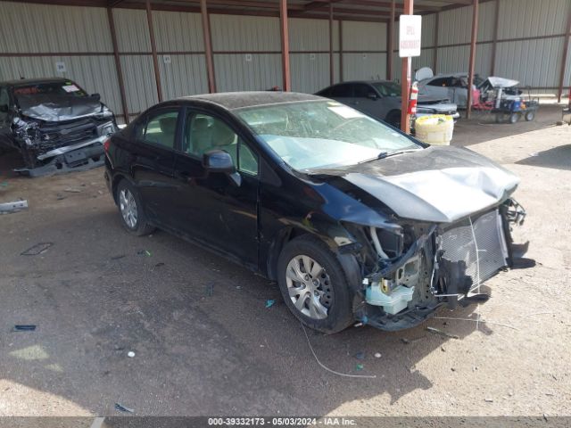 HONDA CIVIC 2012 2hgfb2f51ch316625