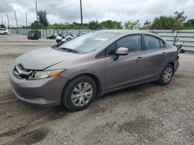 HONDA CIVIC LX 2012 2hgfb2f51ch510300