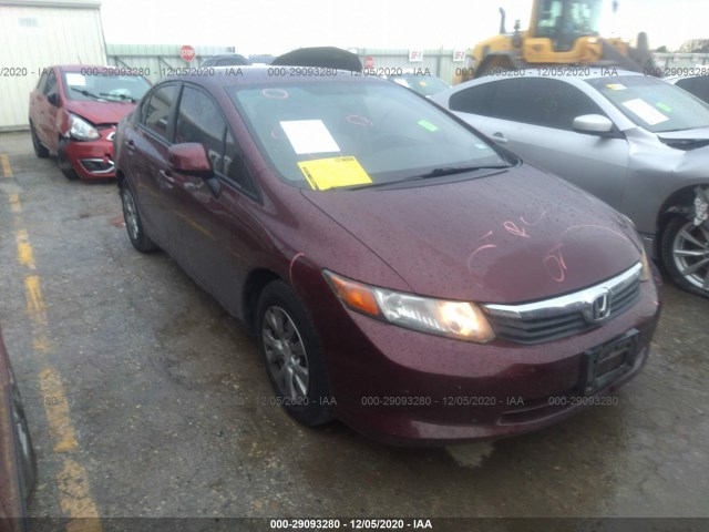 HONDA CIVIC SDN 2012 2hgfb2f51ch612597