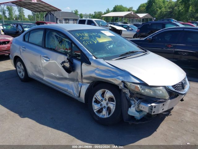 HONDA CIVIC 2013 2hgfb2f51dh514848