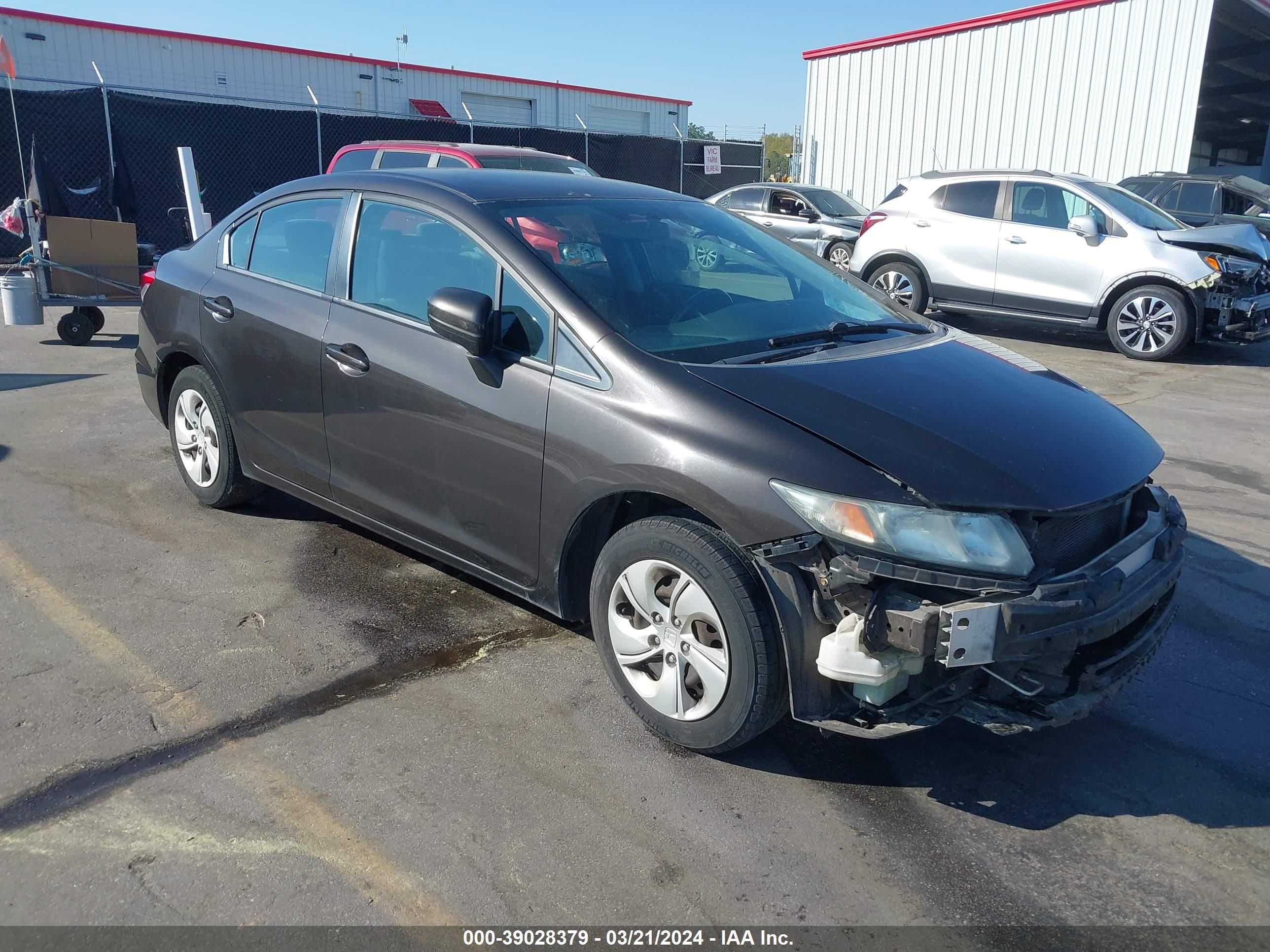 HONDA CIVIC 2014 2hgfb2f51eh507643