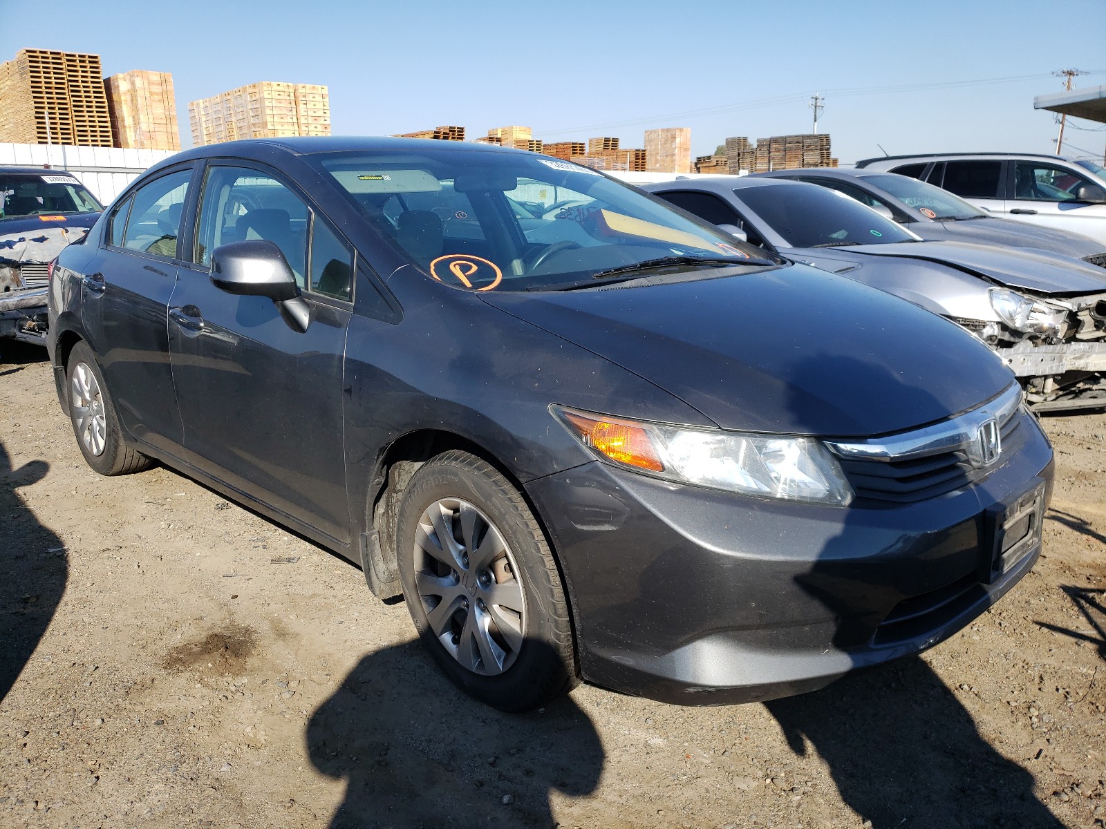 HONDA CIVIC LX 2012 2hgfb2f52ch563832