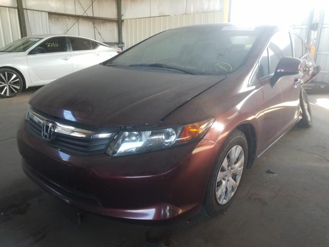 HONDA CIVIC LX 2012 2hgfb2f52ch612561