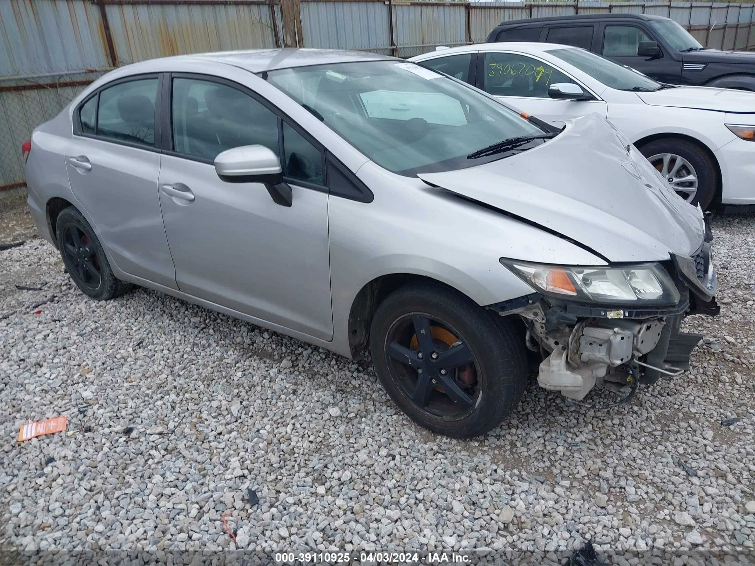 HONDA CIVIC 2014 2hgfb2f52eh520501