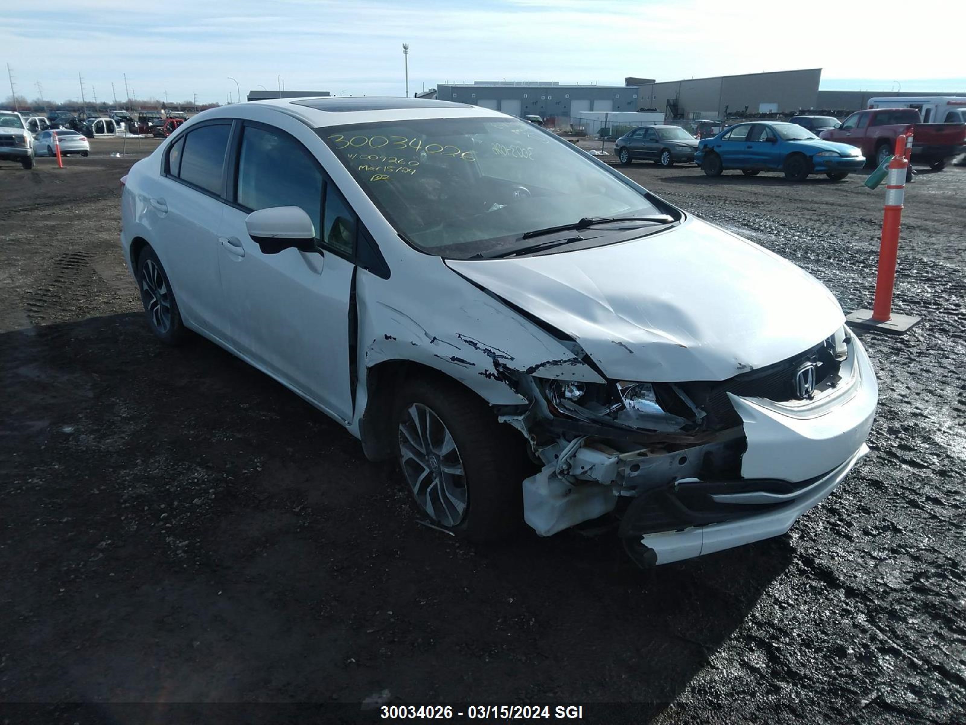 HONDA CIVIC 2015 2hgfb2f52fh009260