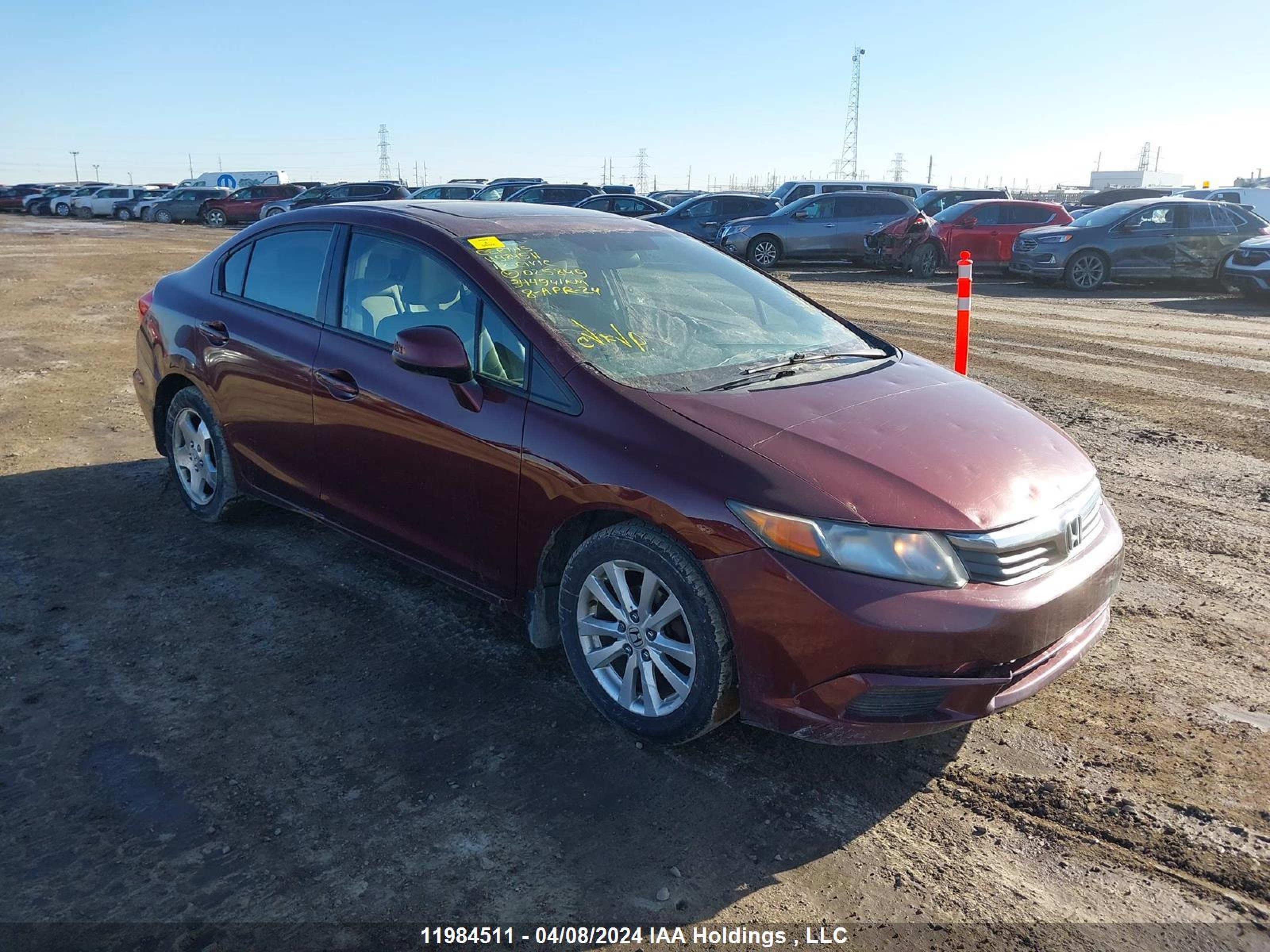 HONDA CIVIC 2012 2hgfb2f53ch025849